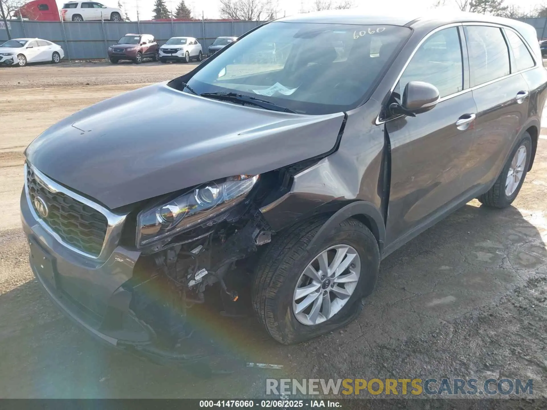 6 Фотография поврежденного автомобиля 5XYPG4A30KG532033 KIA SORENTO 2019