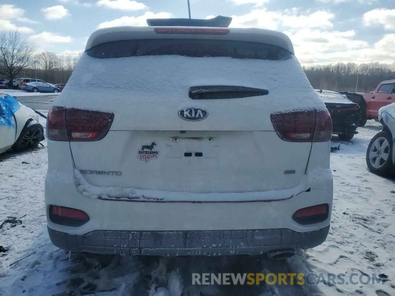 6 Фотография поврежденного автомобиля 5XYPG4A30KG561497 KIA SORENTO 2019