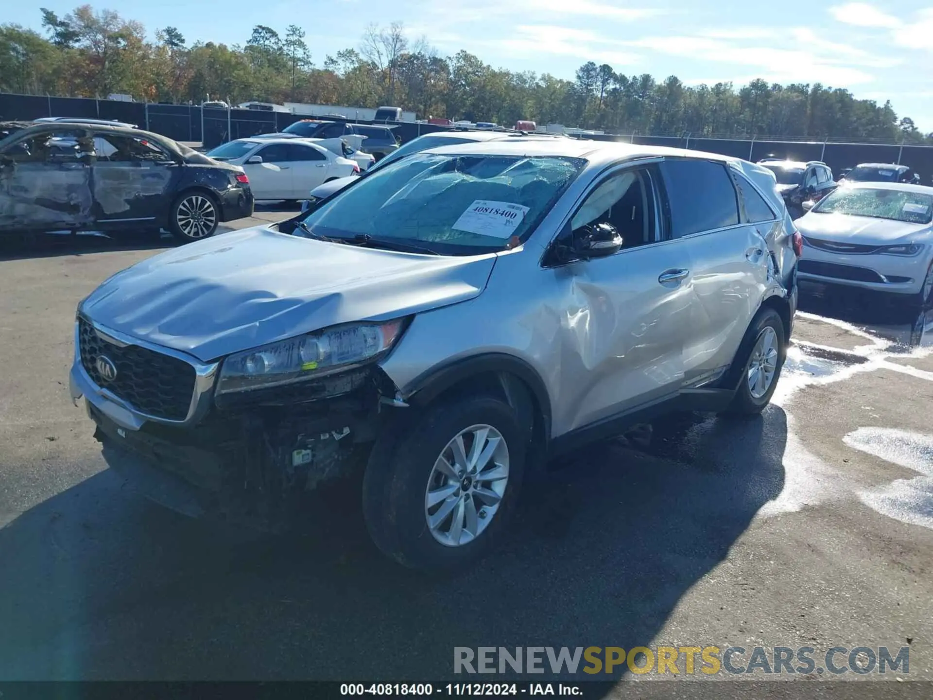 2 Photograph of a damaged car 5XYPG4A32KG583159 KIA SORENTO 2019
