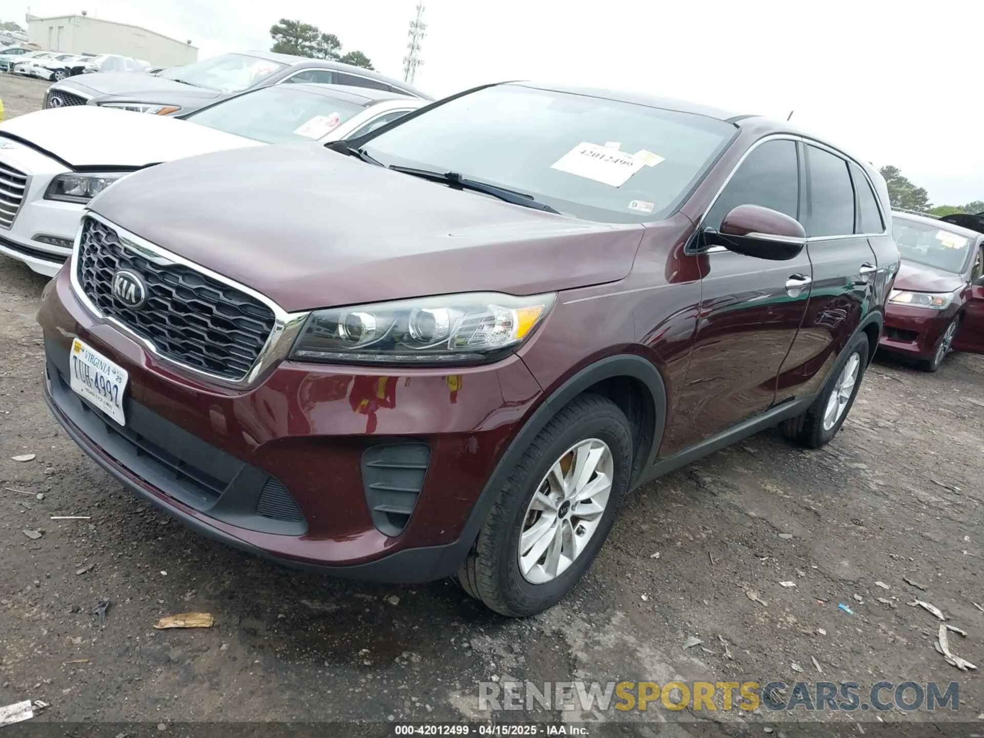 2 Фотография поврежденного автомобиля 5XYPG4A34KG510570 KIA SORENTO 2019