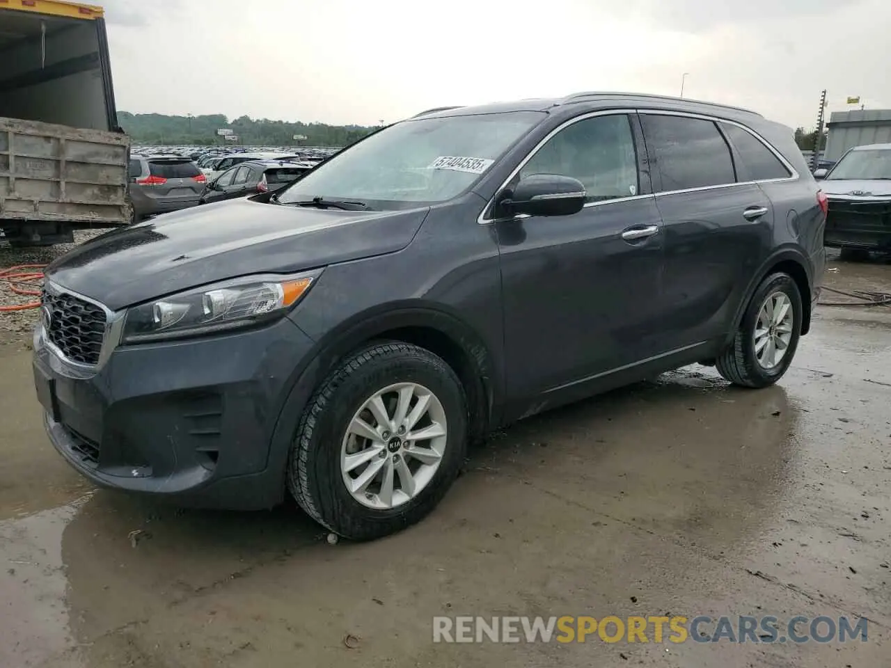 1 Photograph of a damaged car 5XYPG4A34KG534173 KIA SORENTO 2019
