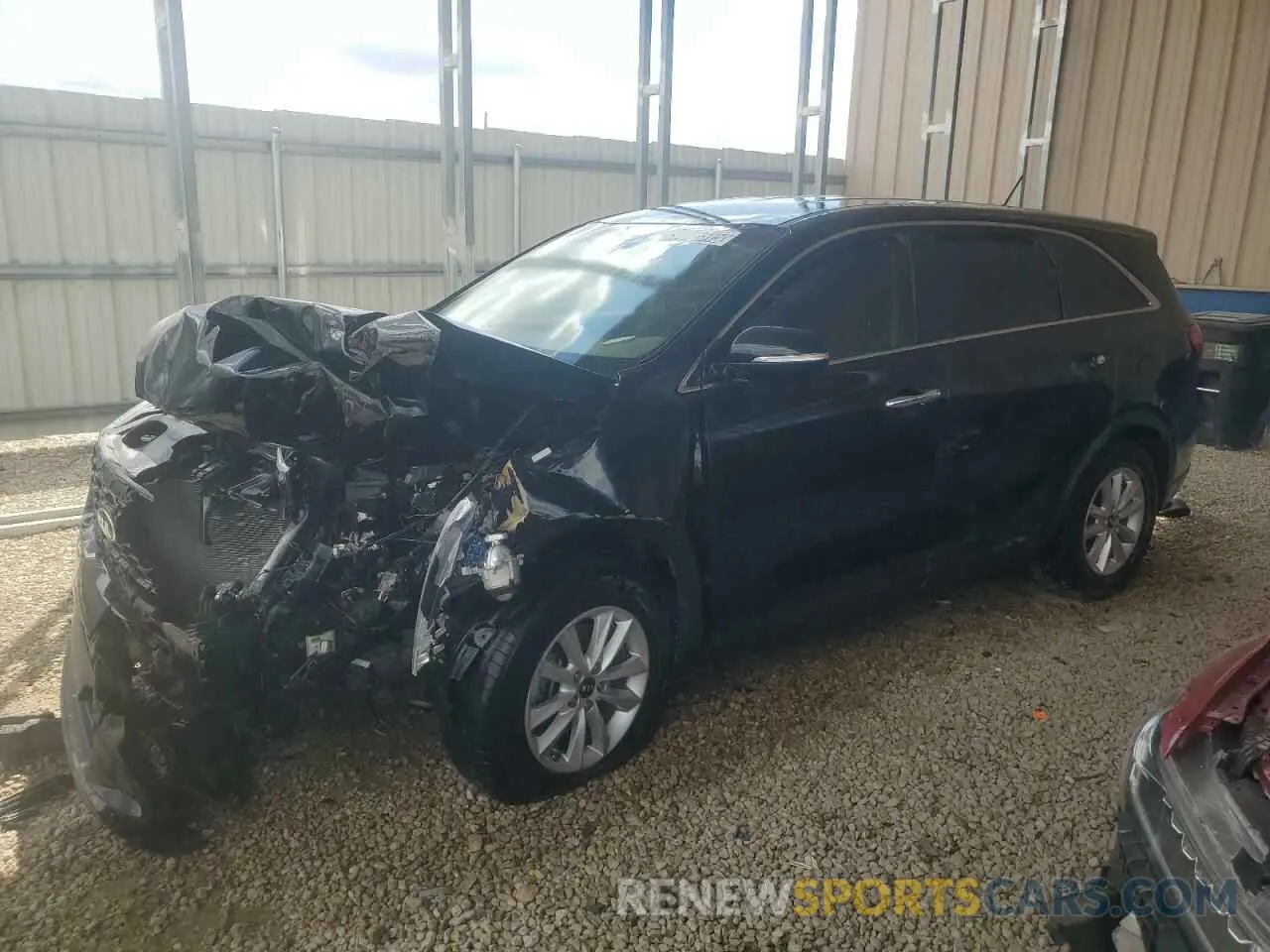 1 Photograph of a damaged car 5XYPG4A35KG533470 KIA SORENTO 2019