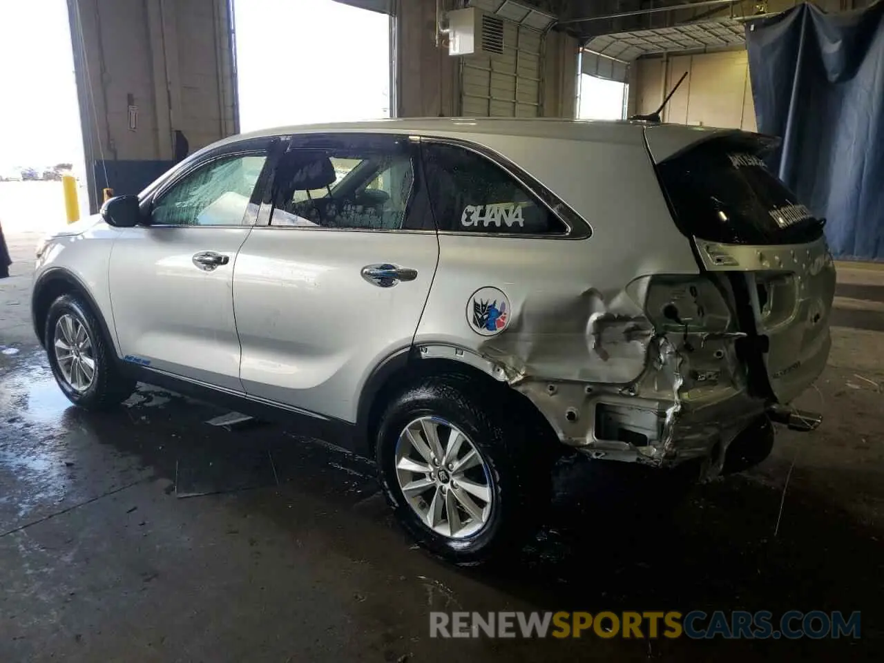 2 Photograph of a damaged car 5XYPG4A38KG595395 KIA SORENTO 2019