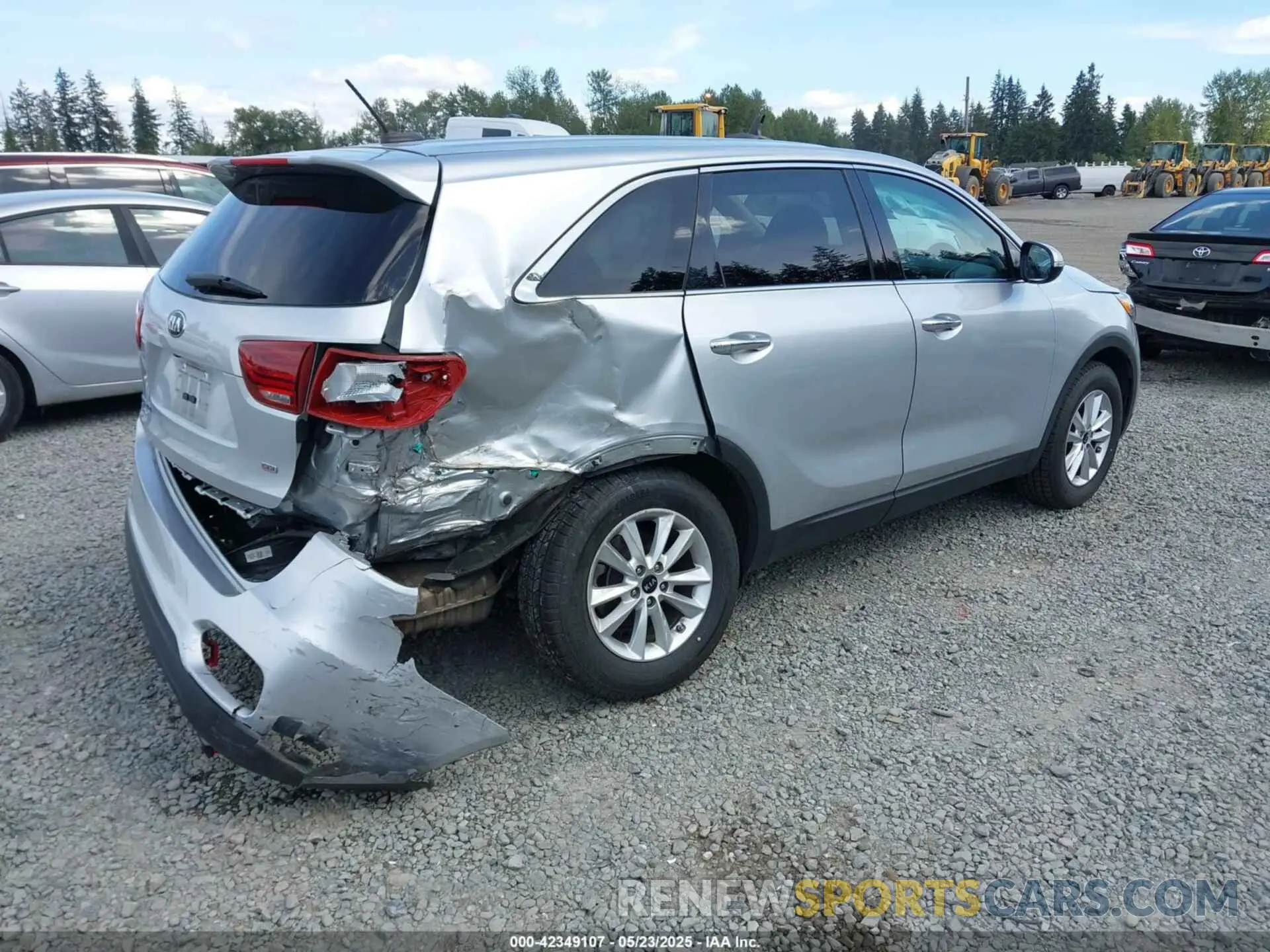 4 Фотография поврежденного автомобиля 5XYPG4A39KG595941 KIA SORENTO 2019