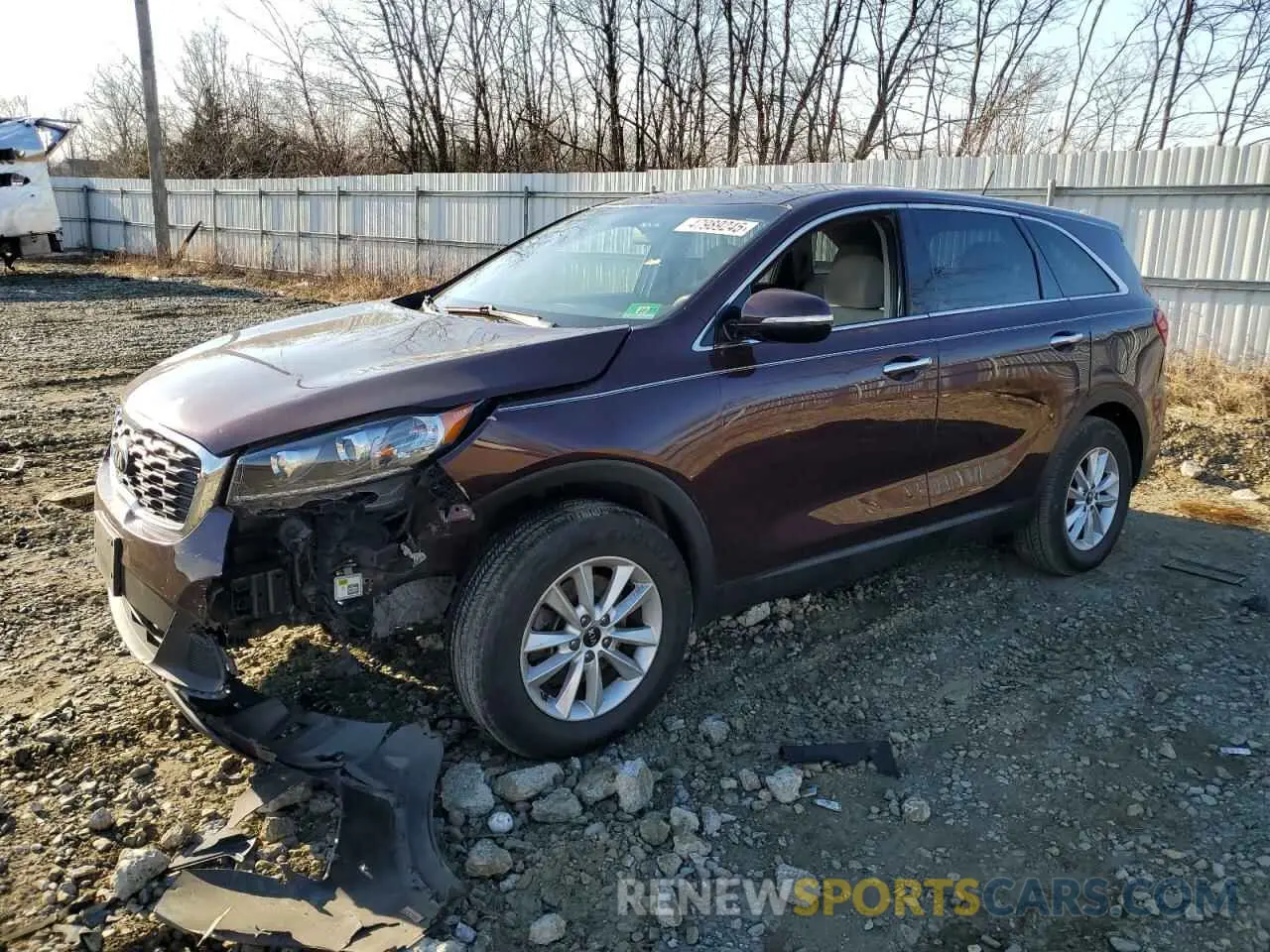 1 Photograph of a damaged car 5XYPG4A3XKG448754 KIA SORENTO 2019