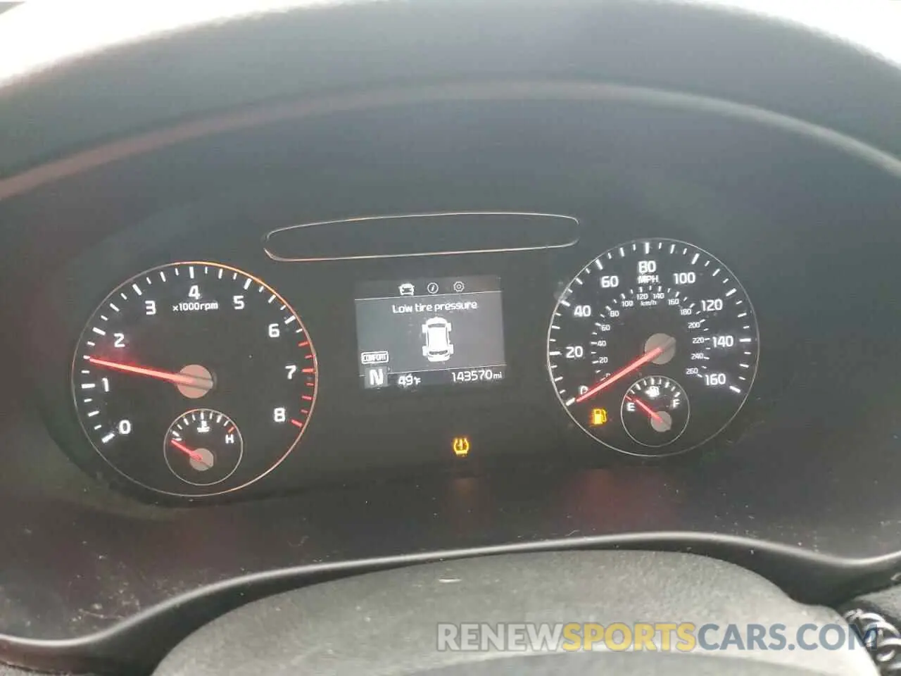 9 Фотография поврежденного автомобиля 5XYPG4A3XKG592725 KIA SORENTO 2019