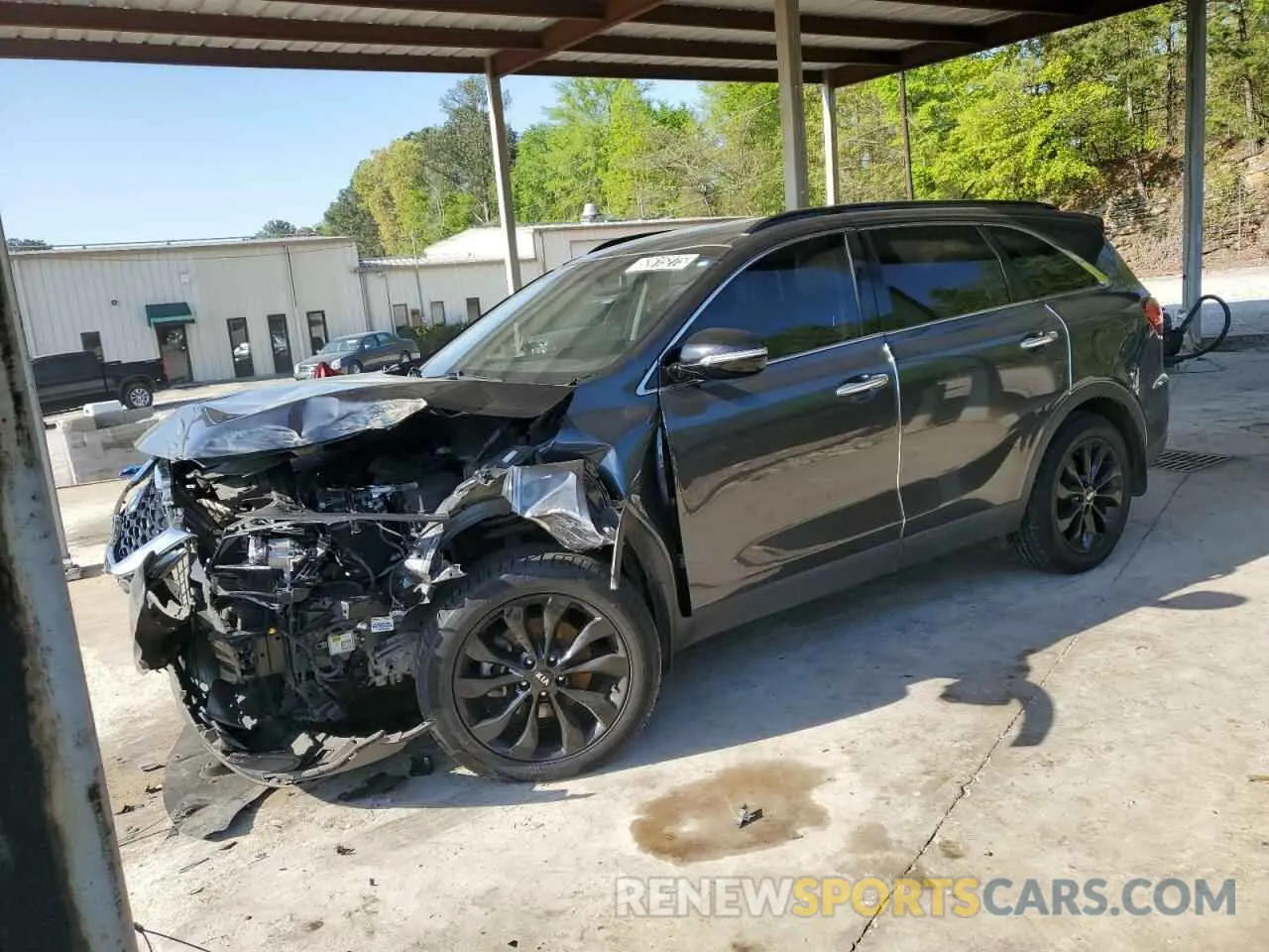 1 Photograph of a damaged car 5XYPG4A50KG605564 KIA SORENTO 2019
