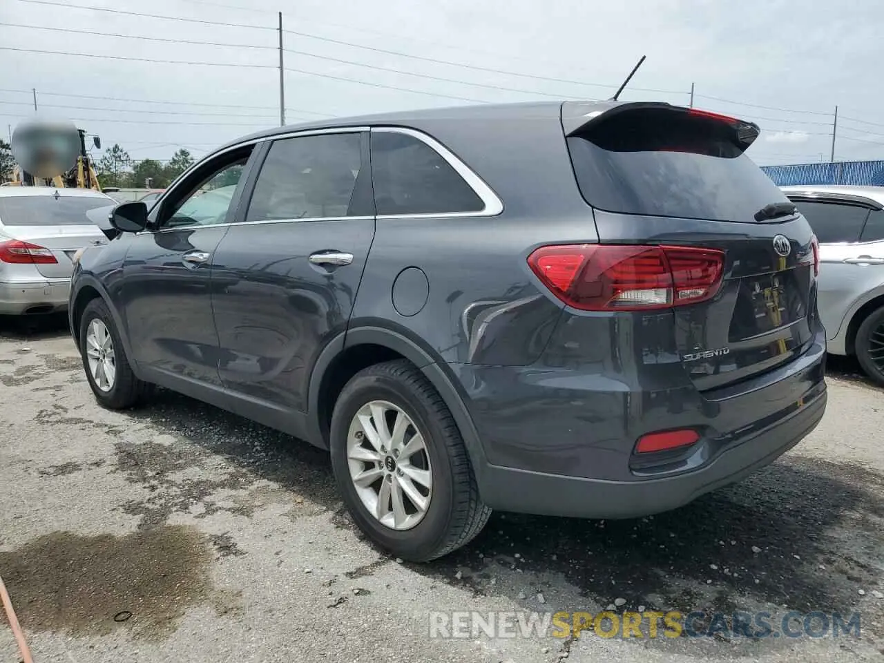 2 Photograph of a damaged car 5XYPG4A51KG485628 KIA SORENTO 2019