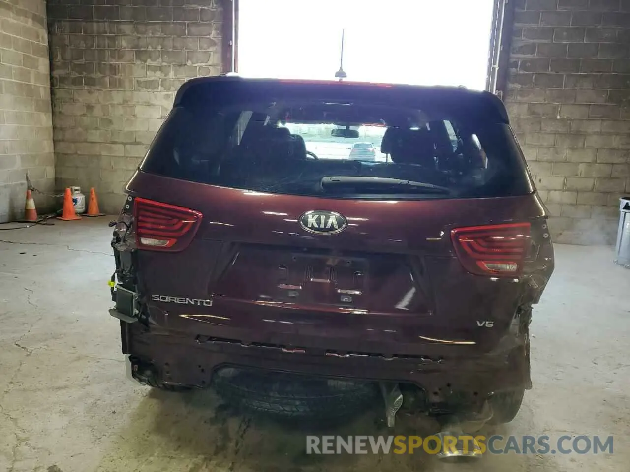 6 Фотография поврежденного автомобиля 5XYPG4A51KG600289 KIA SORENTO 2019