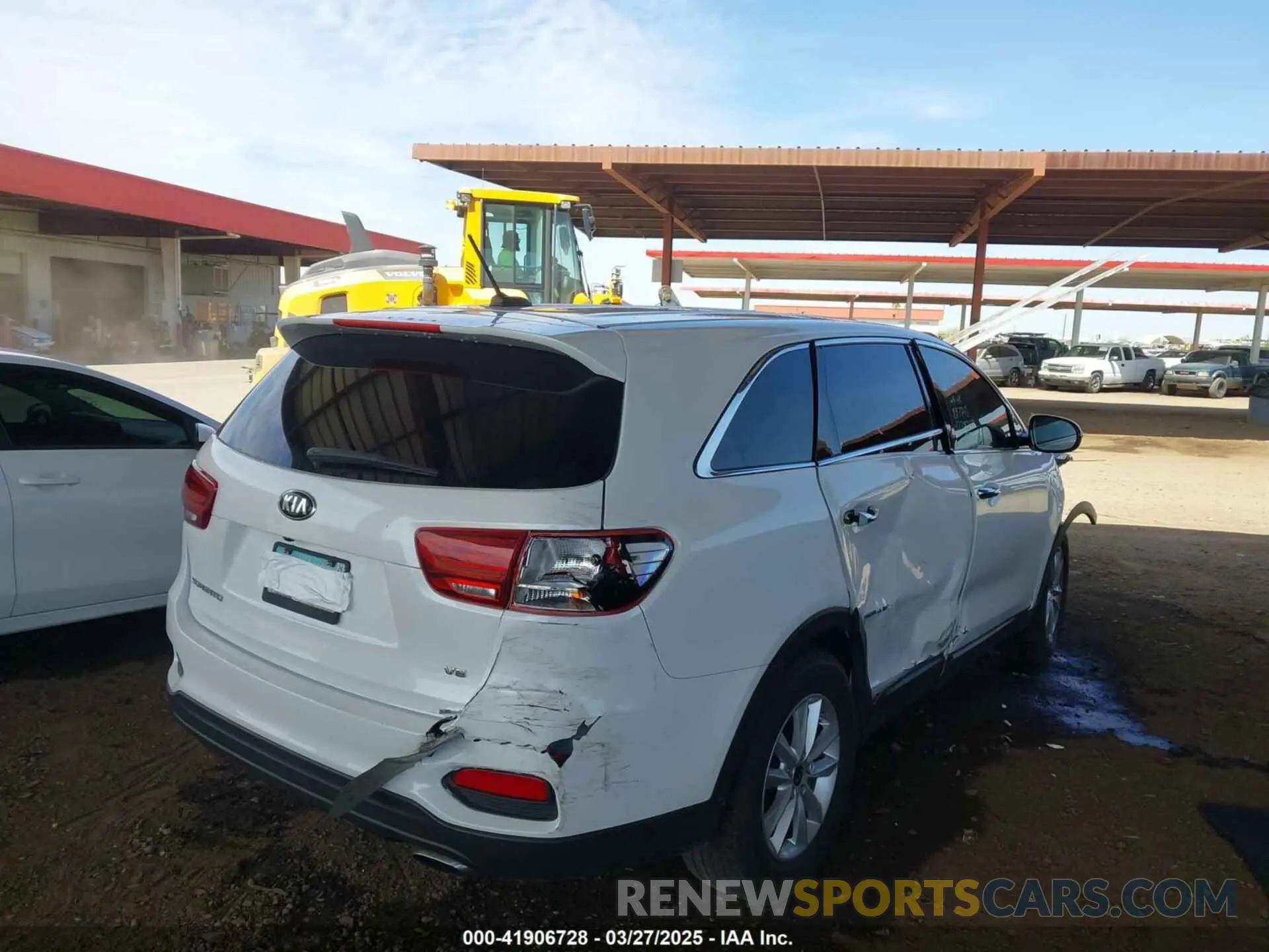 4 Фотография поврежденного автомобиля 5XYPG4A55KG558127 KIA SORENTO 2019