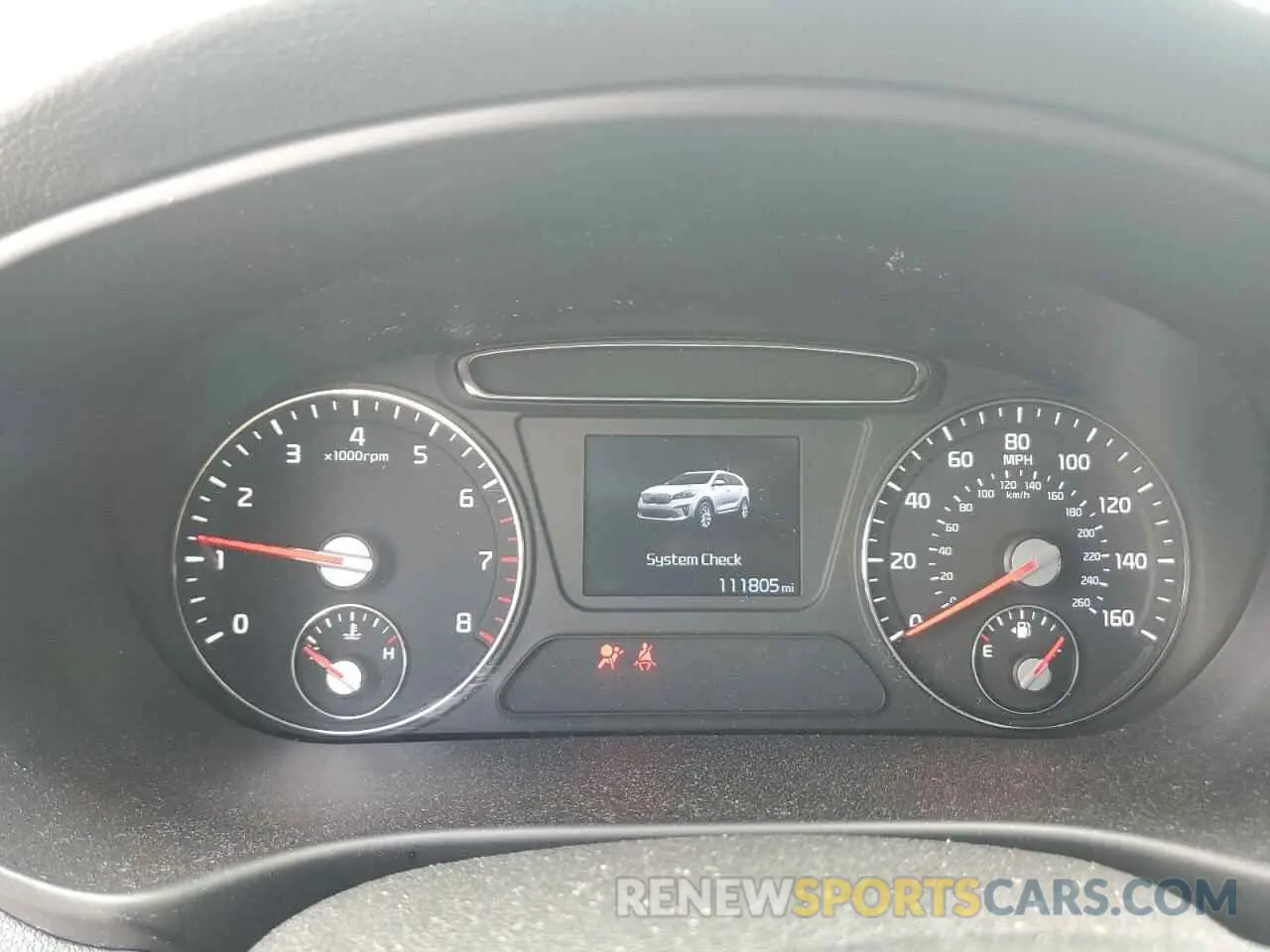 9 Photograph of a damaged car 5XYPG4A59KG576937 KIA SORENTO 2019