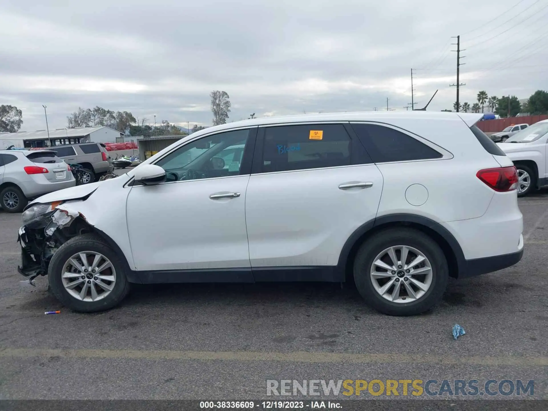 13 Photograph of a damaged car 5XYPG4A5XKG570869 KIA SORENTO 2019