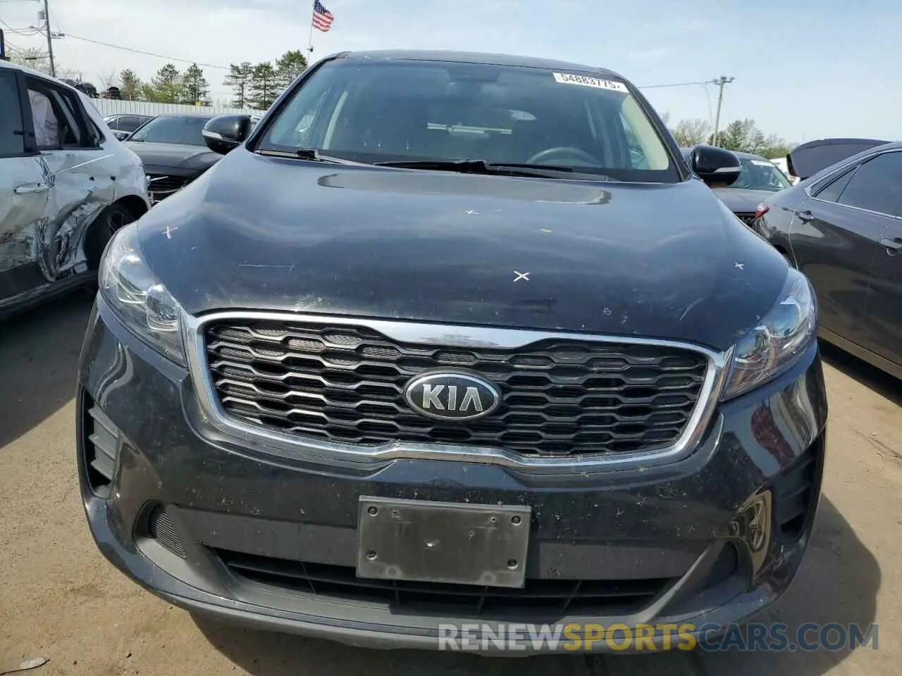 5 Photograph of a damaged car 5XYPGDA33KG538702 KIA SORENTO 2019