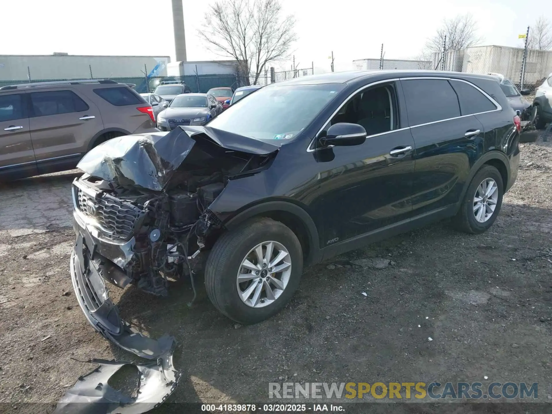 2 Photograph of a damaged car 5XYPGDA35KG553010 KIA SORENTO 2019