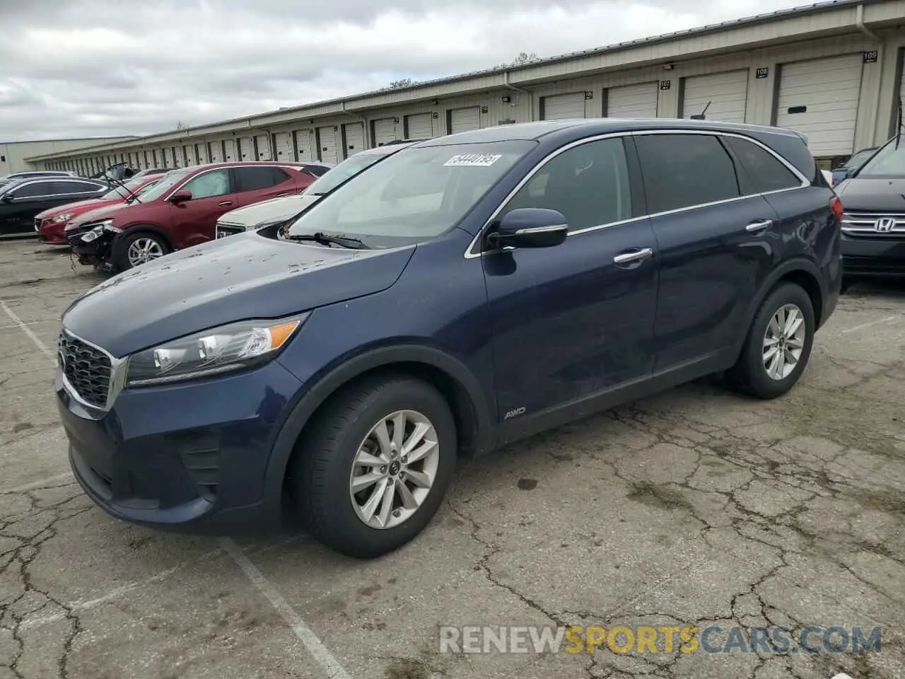 1 Photograph of a damaged car 5XYPGDA56KG490467 KIA SORENTO 2019