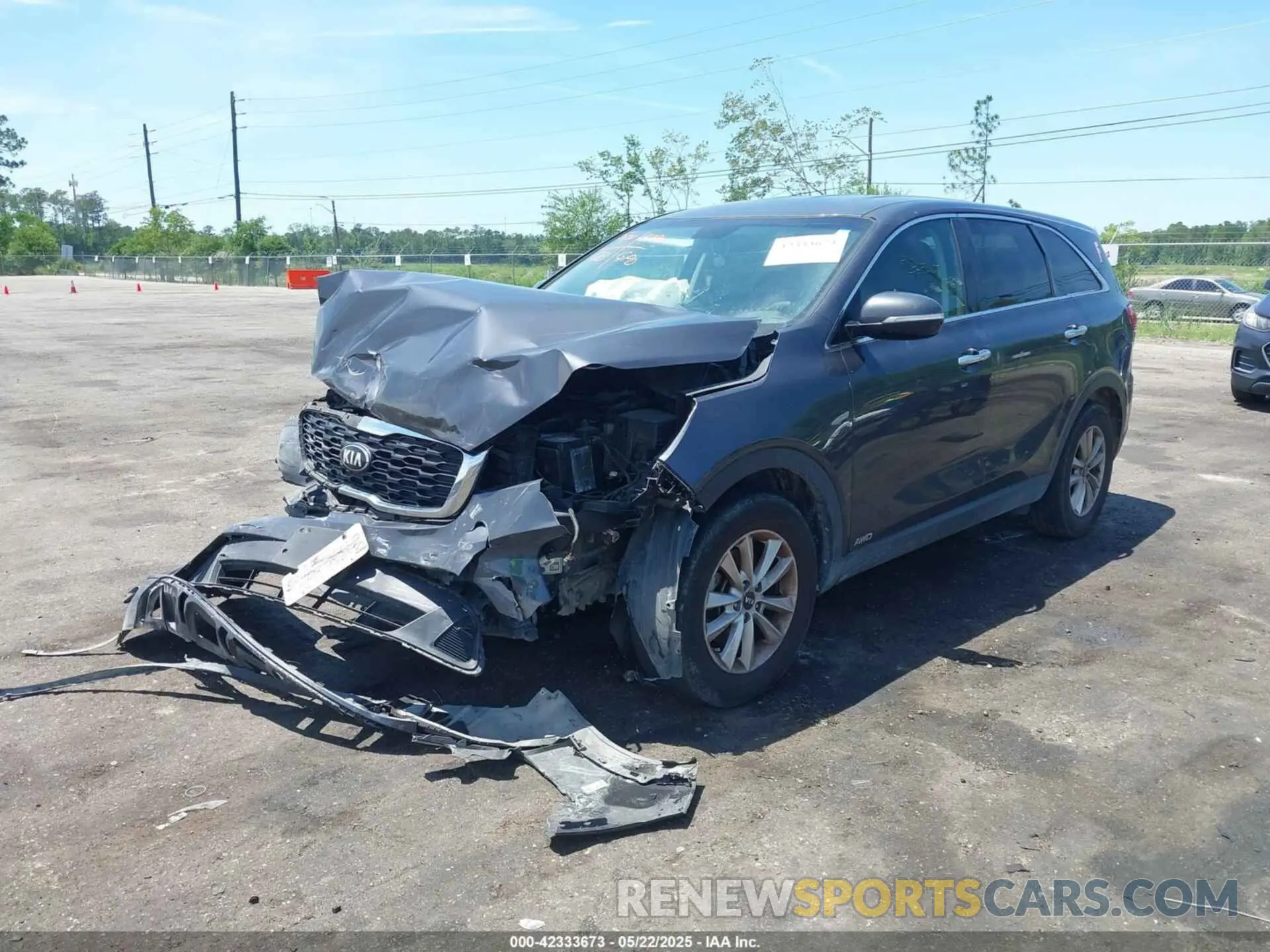 2 Photograph of a damaged car 5XYPGDA59KG448942 KIA SORENTO 2019