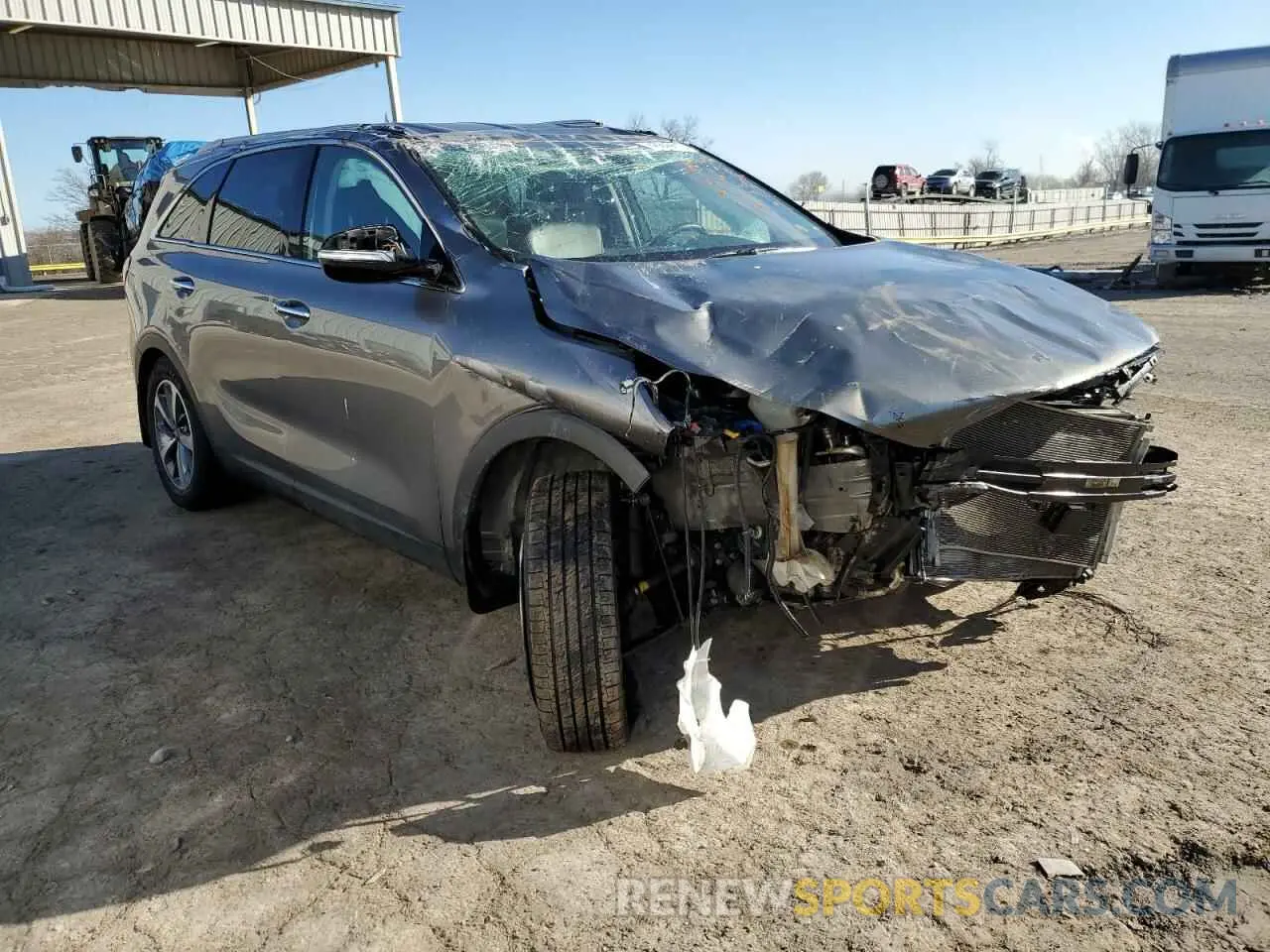 4 Фотография поврежденного автомобиля 5XYPH4A50KG456666 KIA SORENTO 2019