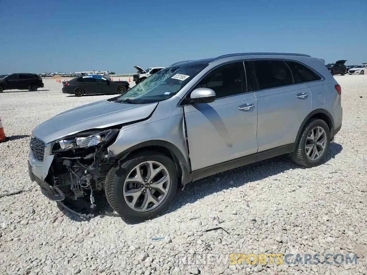 1 Photograph of a damaged car 5XYPH4A54KG608397 KIA SORENTO 2019