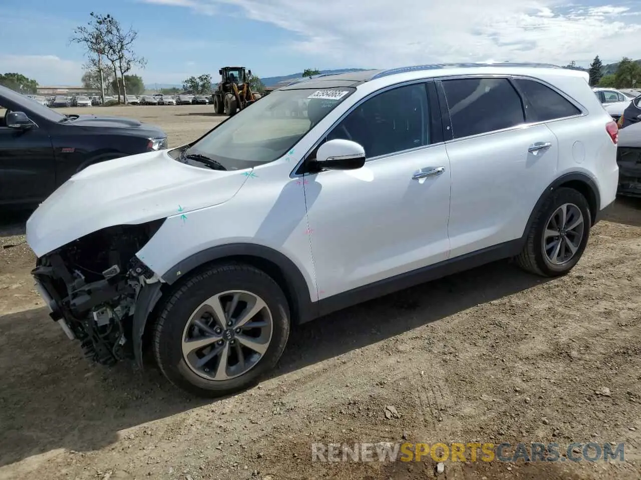 1 Photograph of a damaged car 5XYPH4A5XKG455234 KIA SORENTO 2019