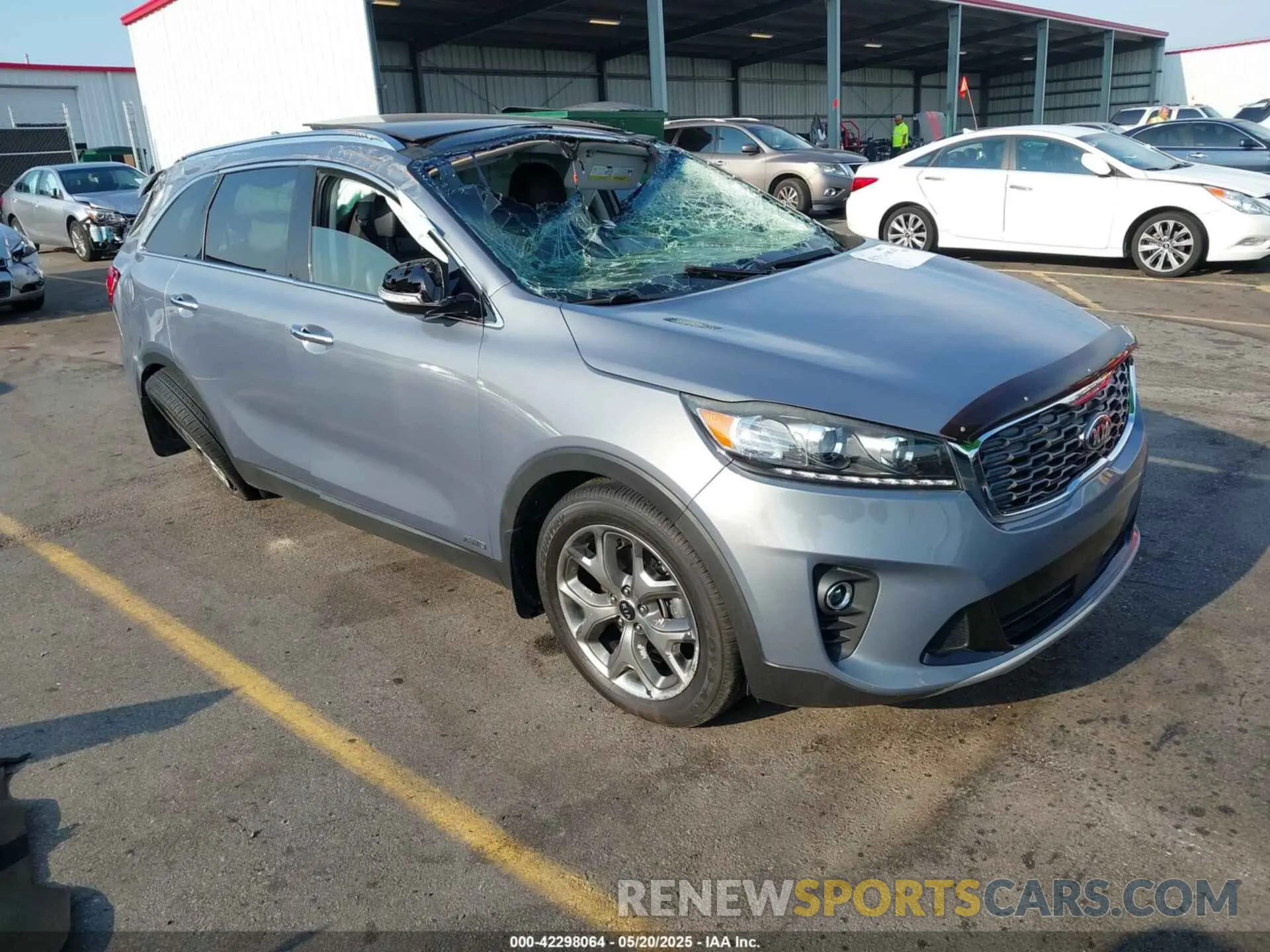 1 Photograph of a damaged car 5XYPHDA52KG602789 KIA SORENTO 2019