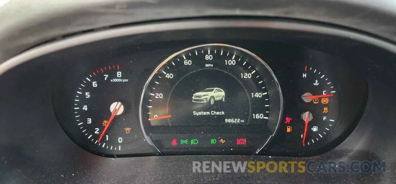 9 Фотография поврежденного автомобиля 5XYPK4A5XKG460936 KIA SORENTO 2019