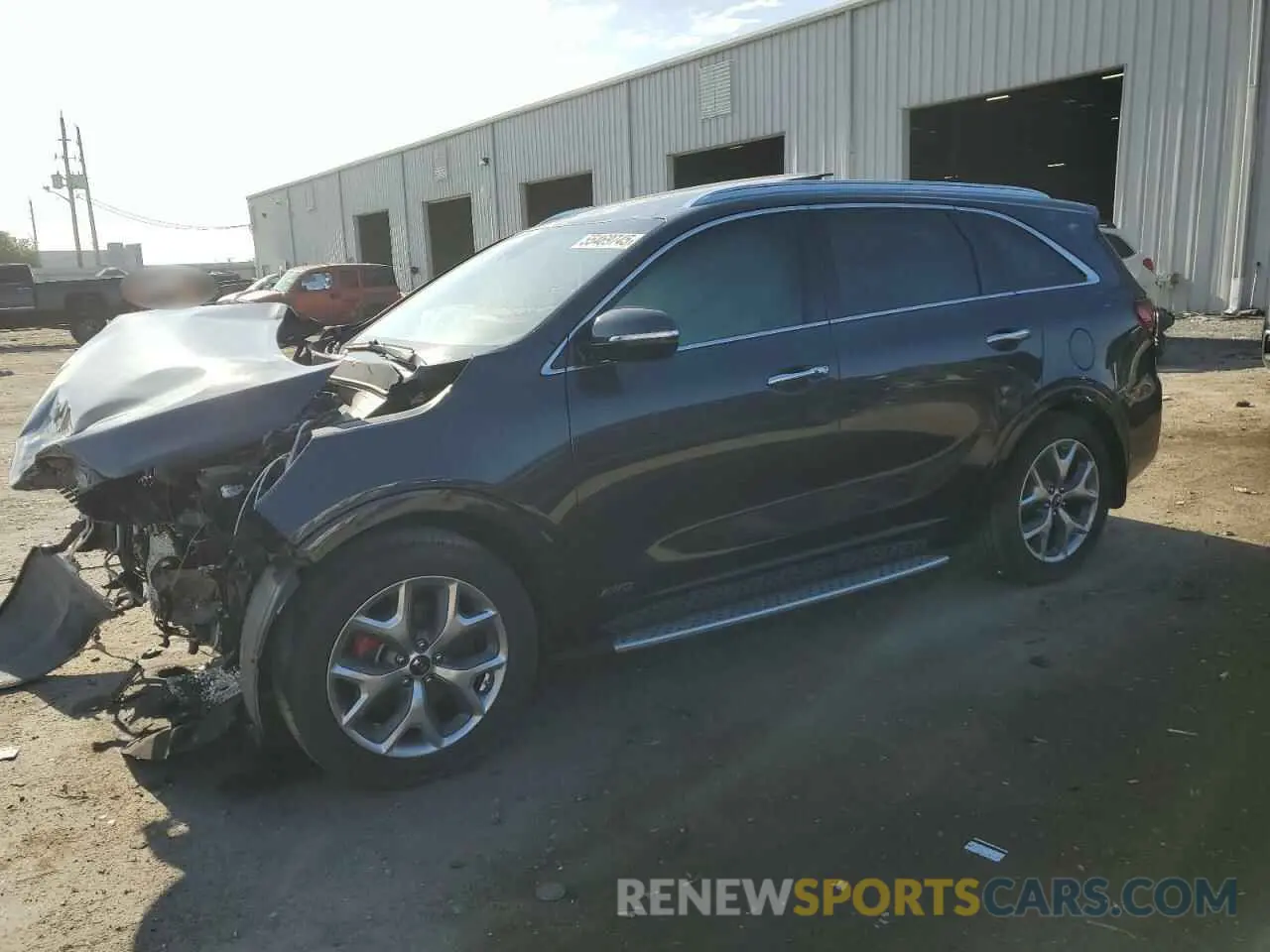 1 Photograph of a damaged car 5XYPKDA52KG454368 KIA SORENTO 2019