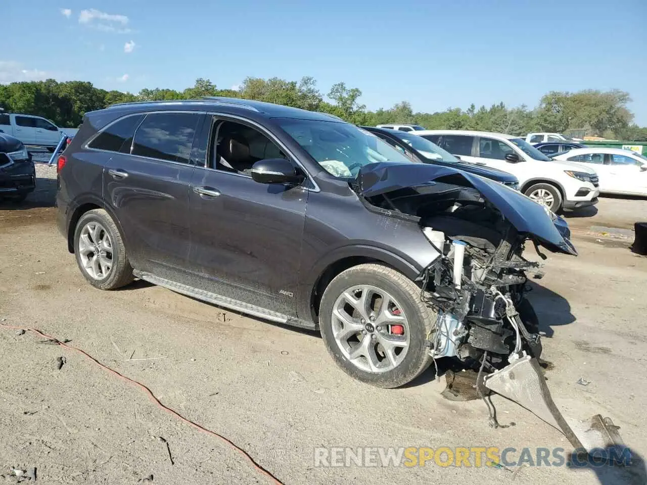 4 Photograph of a damaged car 5XYPKDA52KG454368 KIA SORENTO 2019