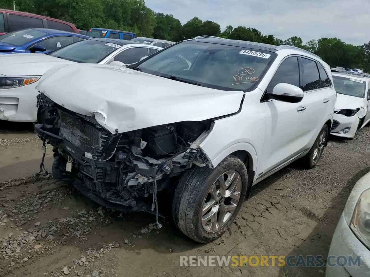 1 Photograph of a damaged car 5XYPKDA53KG502850 KIA SORENTO 2019