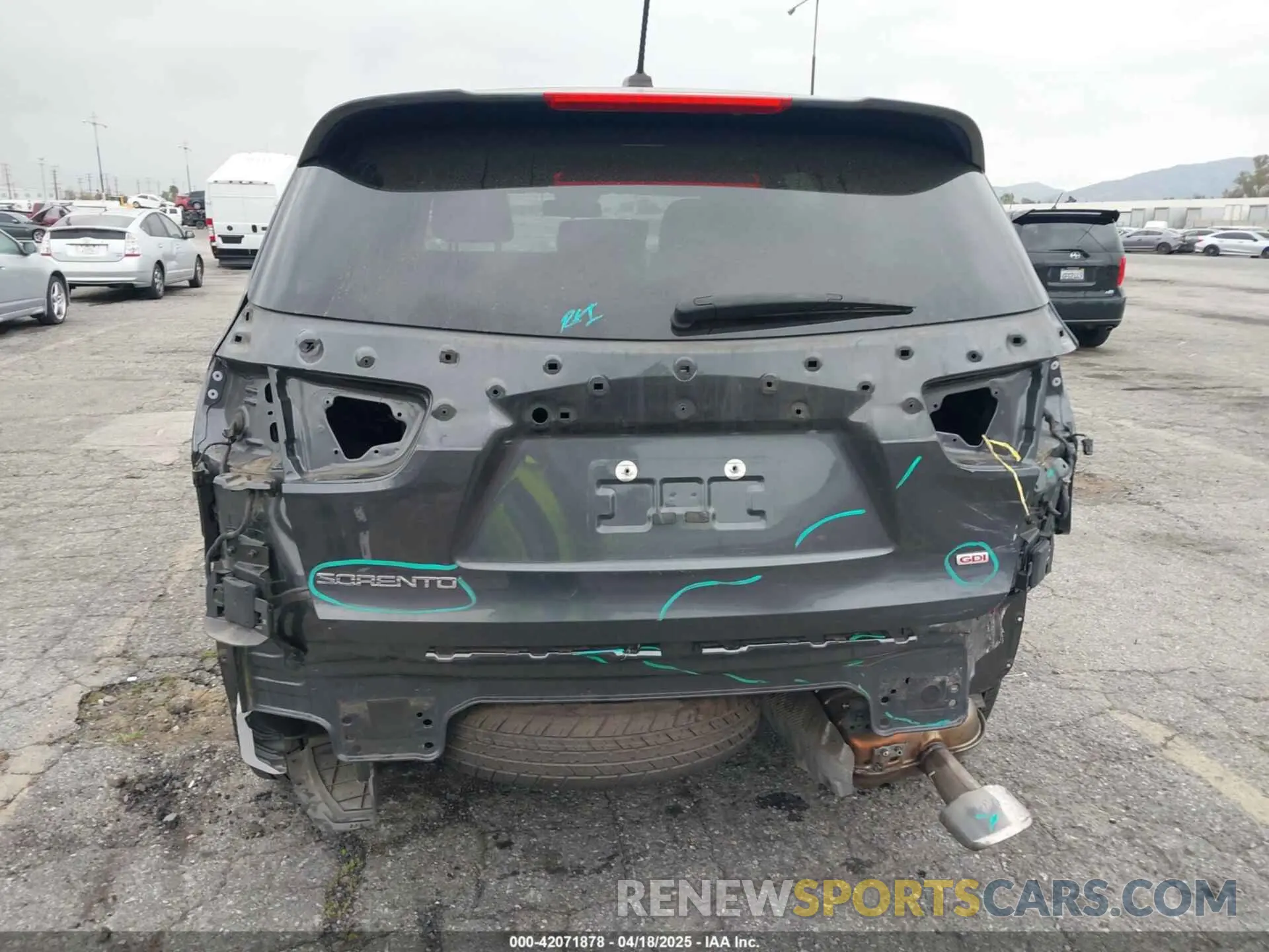 6 Фотография поврежденного автомобиля 5XYPG4A31LG642610 KIA SORENTO 2020