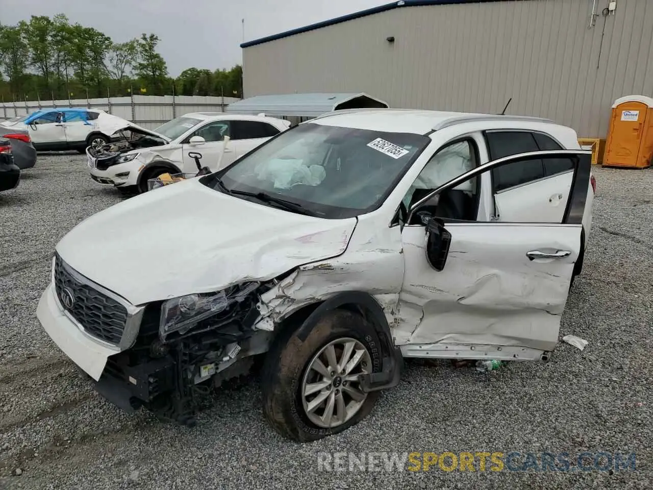 1 Photograph of a damaged car 5XYPG4A31LG698806 KIA SORENTO 2020