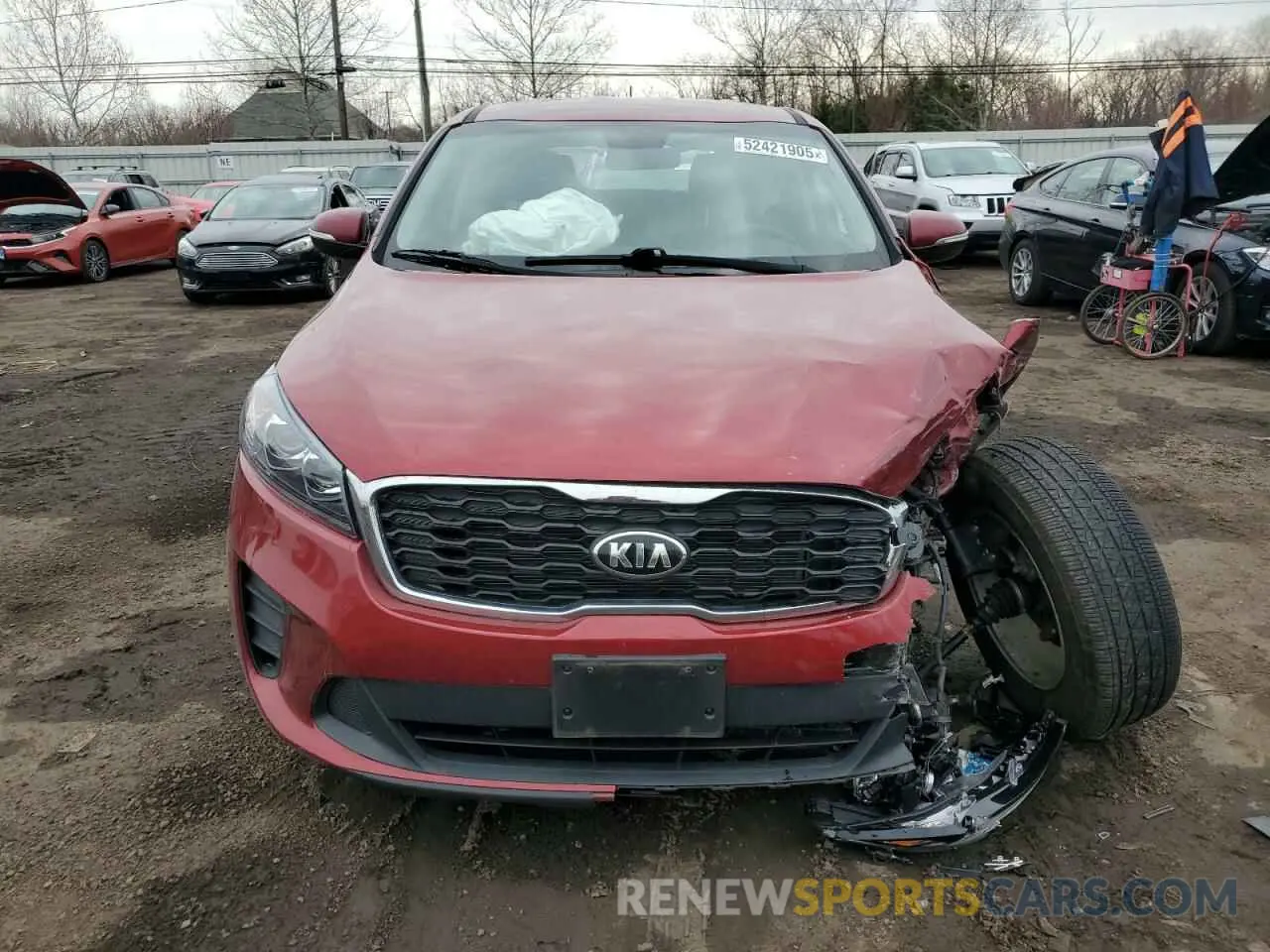5 Photograph of a damaged car 5XYPG4A37LG670167 KIA SORENTO 2020