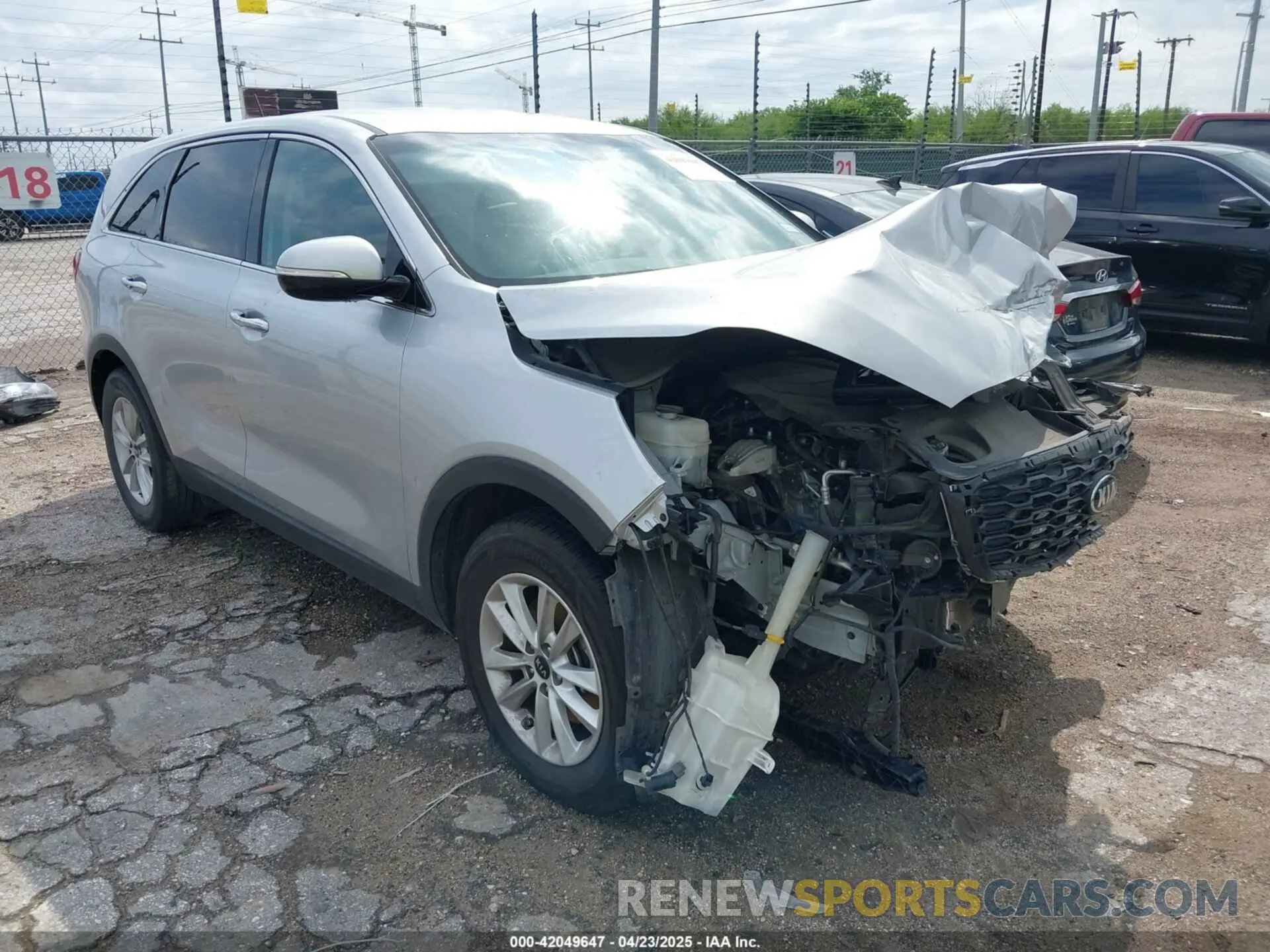 1 Фотография поврежденного автомобиля 5XYPG4A56LG610186 KIA SORENTO 2020