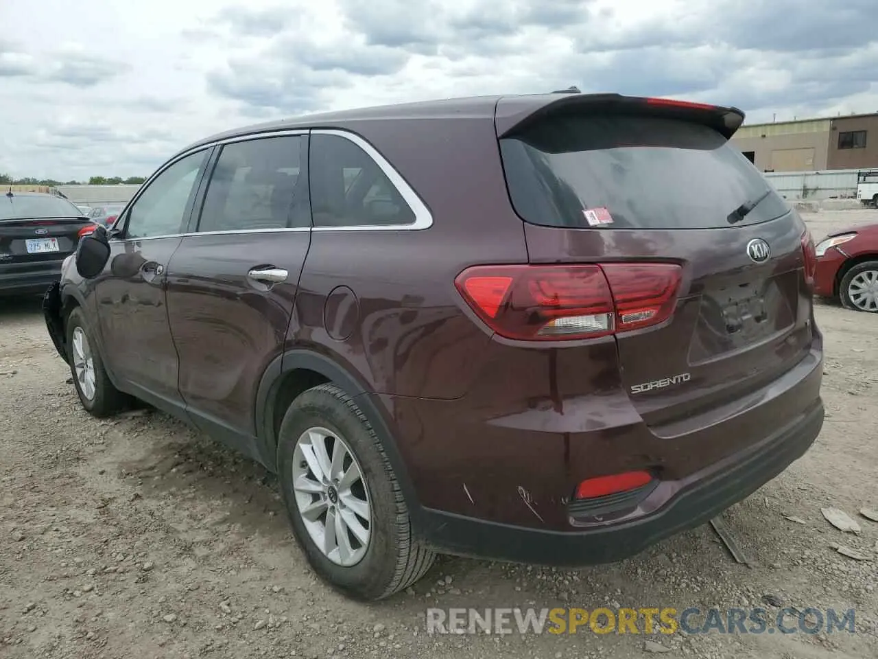 2 Photograph of a damaged car 5XYPG4A56LG615016 KIA SORENTO 2020