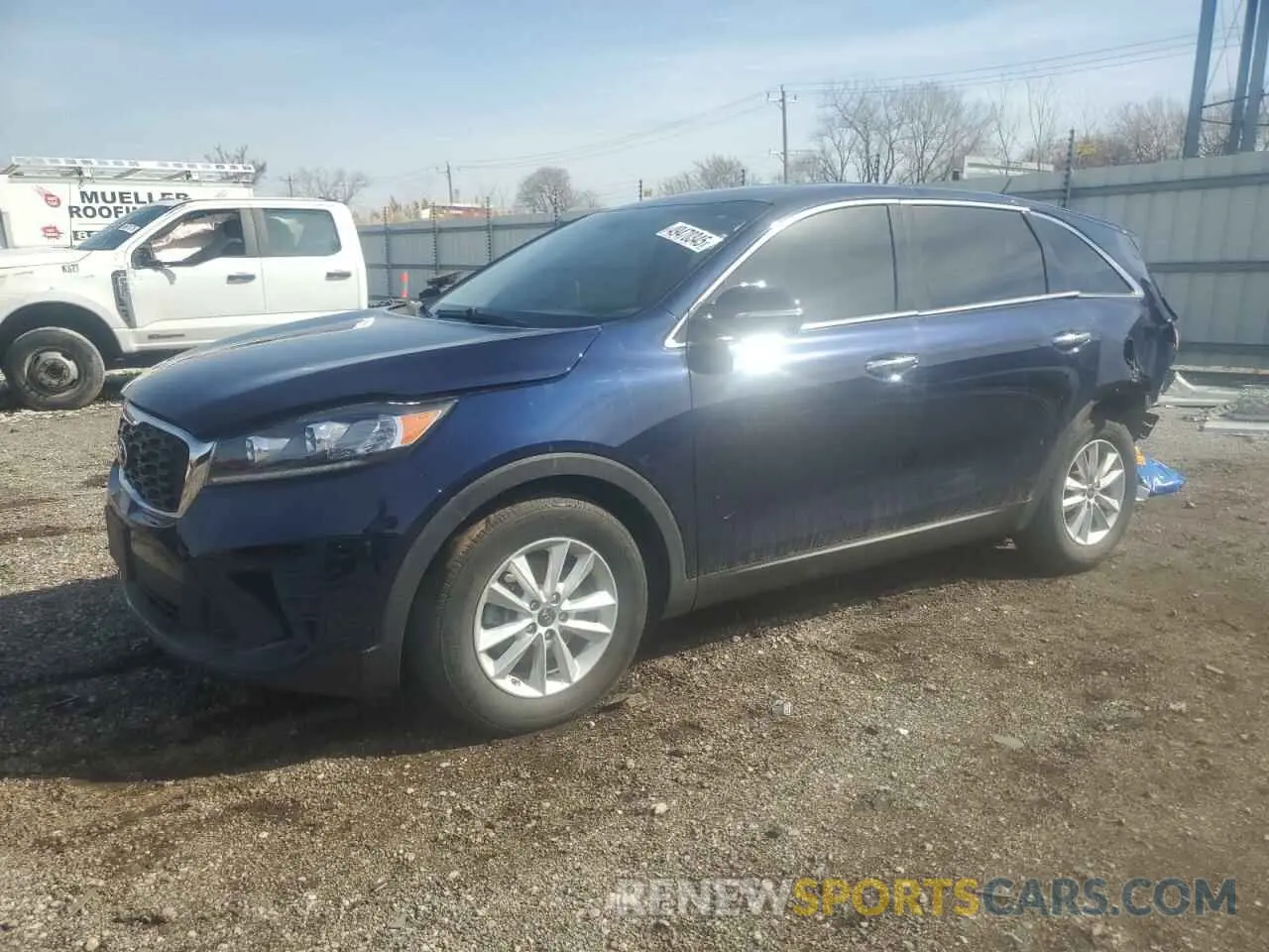 1 Photograph of a damaged car 5XYPG4A57LG625005 KIA SORENTO 2020