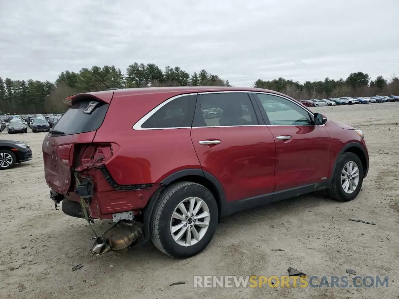 3 Photograph of a damaged car 5XYPGDA33LG664236 KIA SORENTO 2020