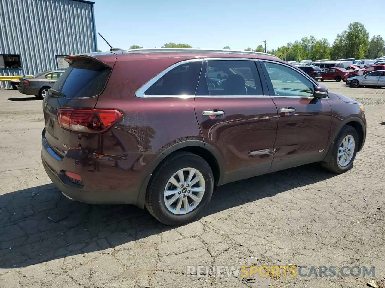 3 Photograph of a damaged car 5XYPGDA35LG648300 KIA SORENTO 2020