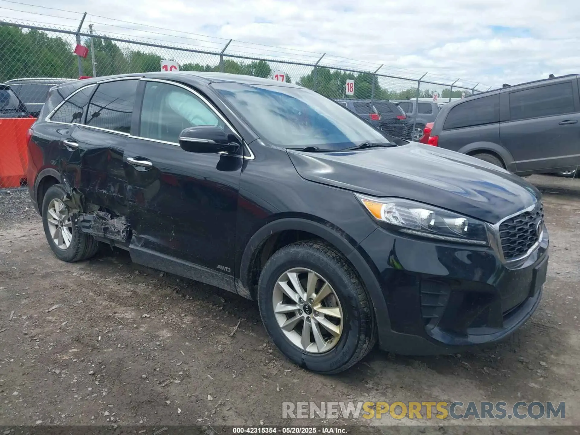 1 Фотография поврежденного автомобиля 5XYPGDA35LG693799 KIA SORENTO 2020