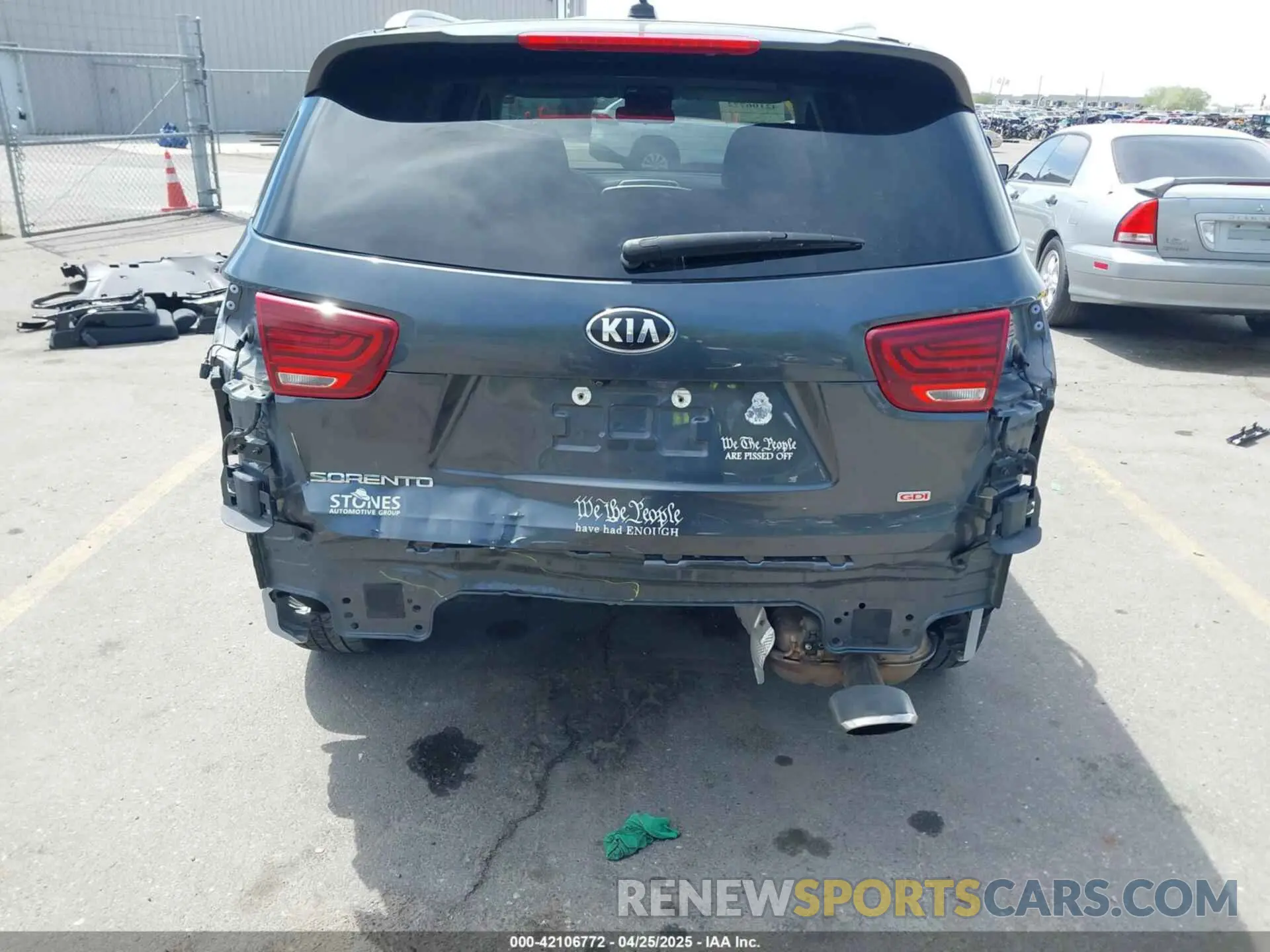 6 Фотография поврежденного автомобиля 5XYPGDA3XLG664122 KIA SORENTO 2020