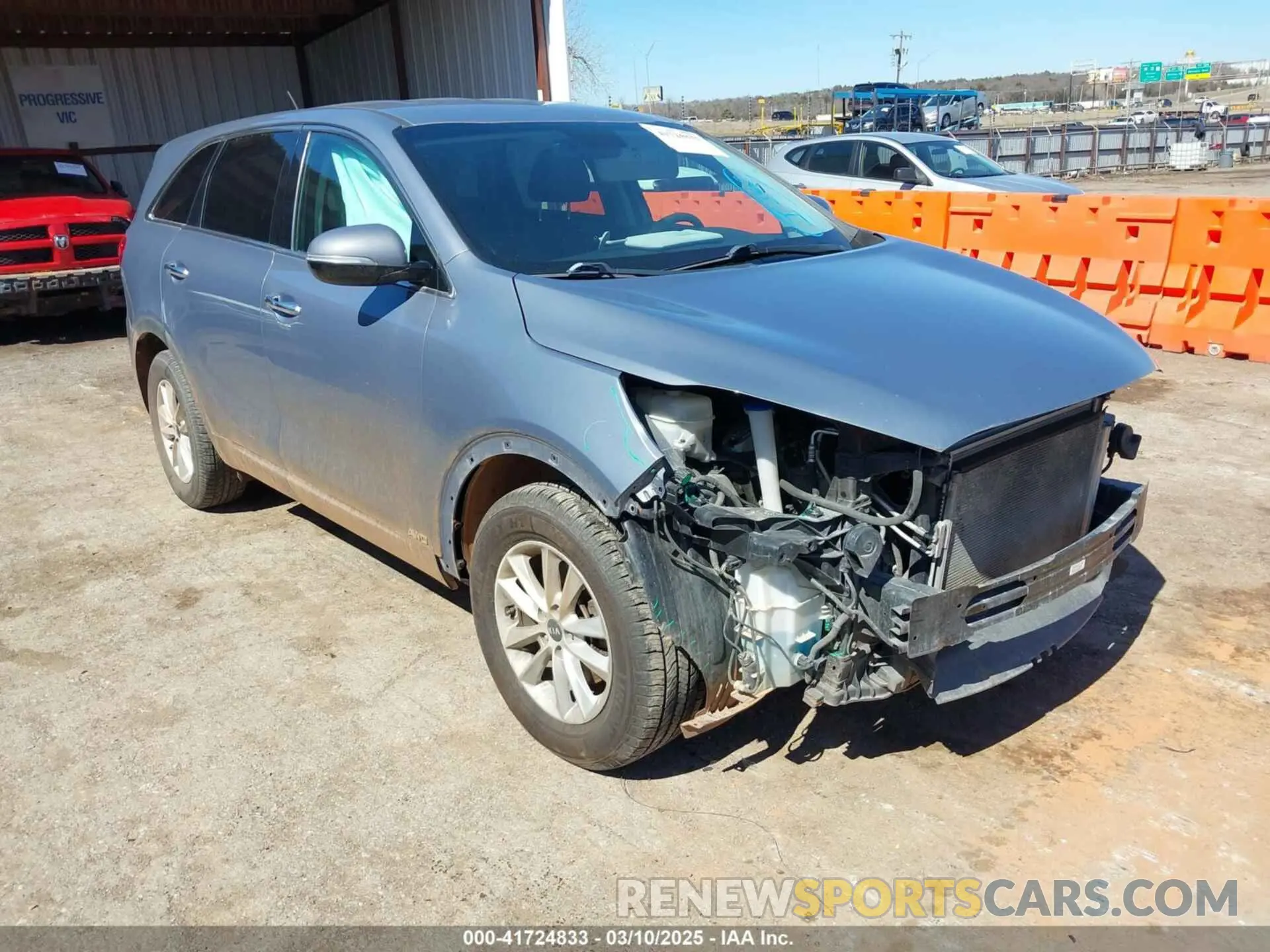 1 Photograph of a damaged car 5XYPGDA53LG612283 KIA SORENTO 2020