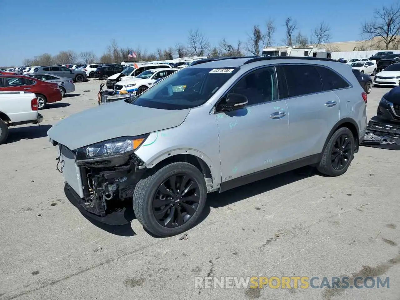 1 Photograph of a damaged car 5XYPGDA55LG696915 KIA SORENTO 2020