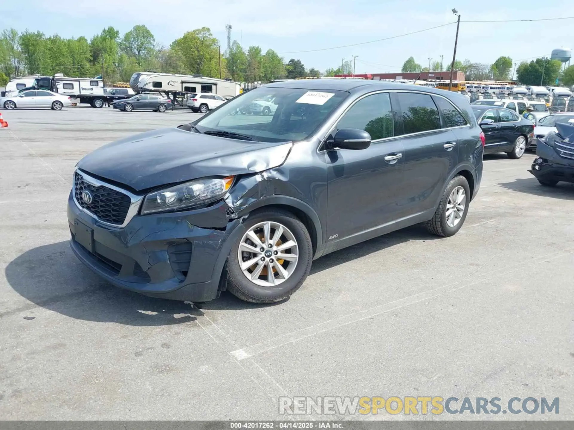 2 Photograph of a damaged car 5XYPGDA58LG618502 KIA SORENTO 2020