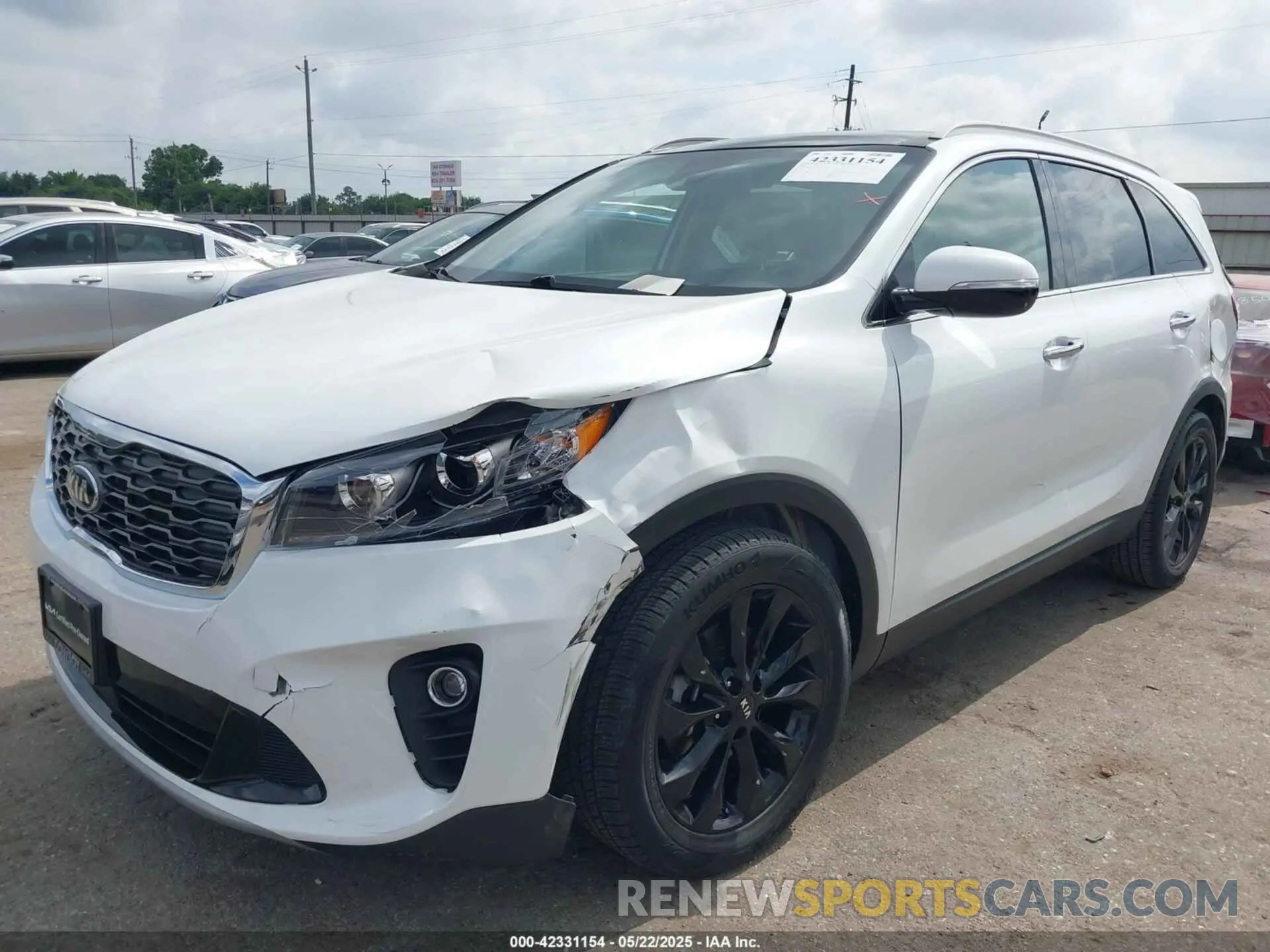 2 Photograph of a damaged car 5XYPH4A58LG707175 KIA SORENTO 2020