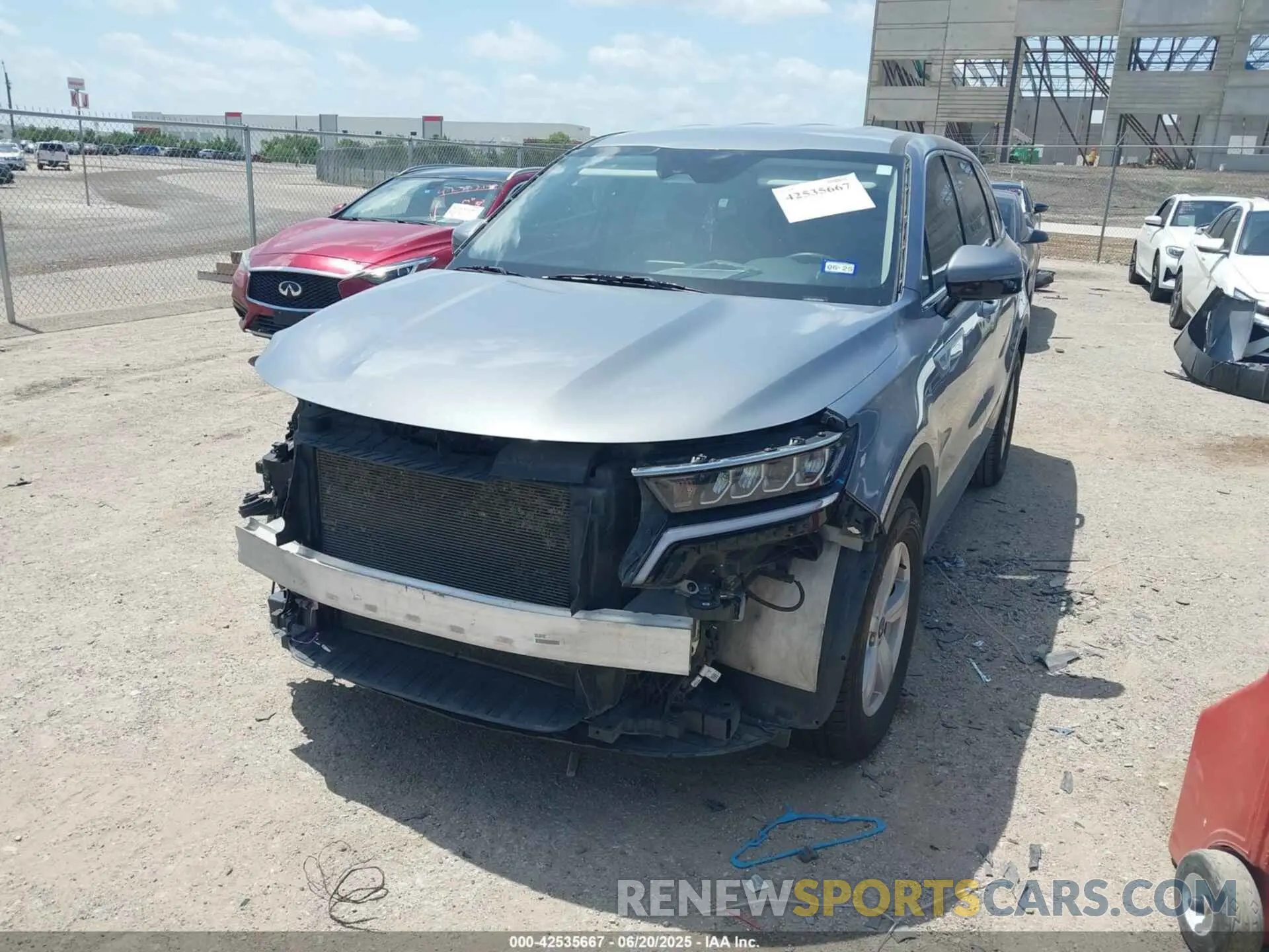 2 Photograph of a damaged car 5XYRG4LC4MG055115 KIA SORENTO 2021