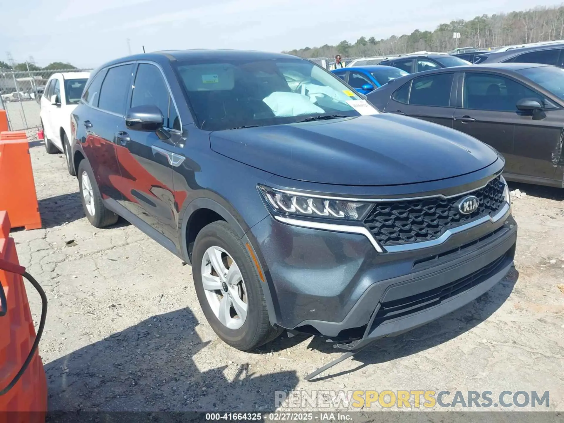 1 Photograph of a damaged car 5XYRG4LC7MG021928 KIA SORENTO 2021