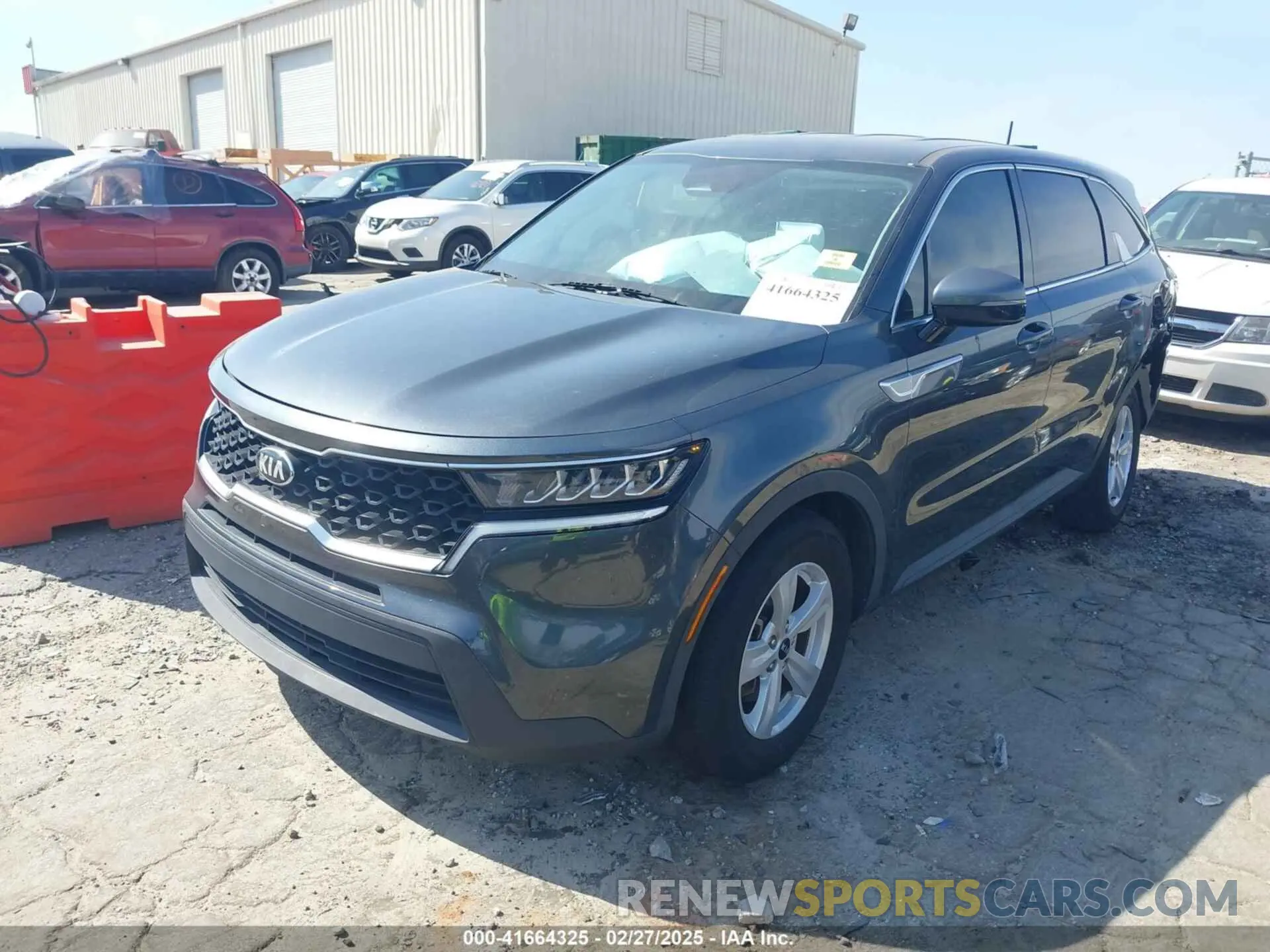 2 Photograph of a damaged car 5XYRG4LC7MG021928 KIA SORENTO 2021