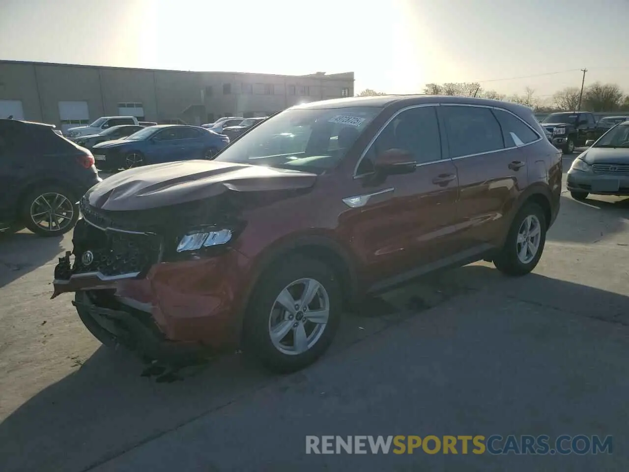 1 Photograph of a damaged car 5XYRG4LC8MG070183 KIA SORENTO 2021