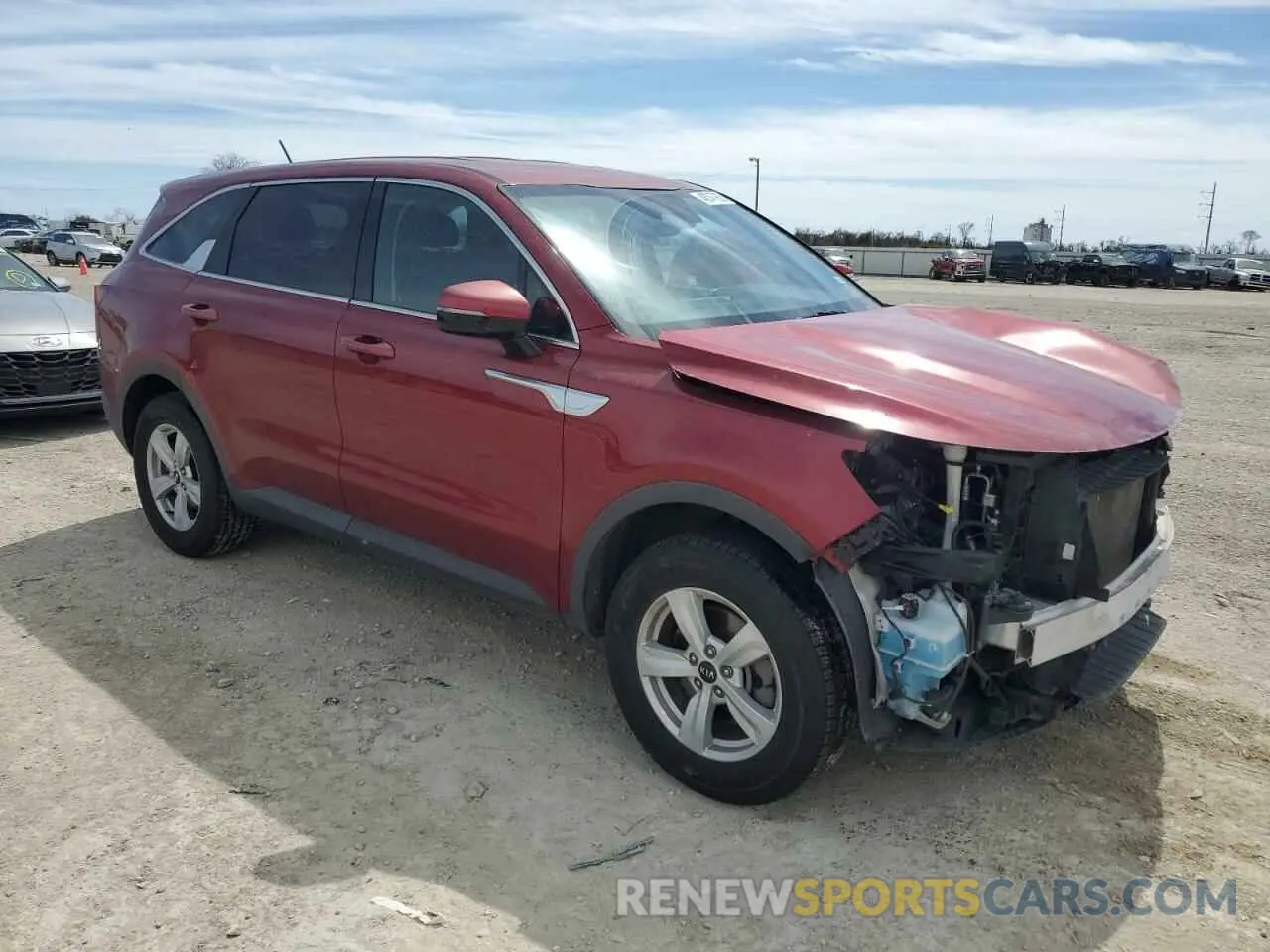 4 Photograph of a damaged car 5XYRGDLC6MG045413 KIA SORENTO 2021