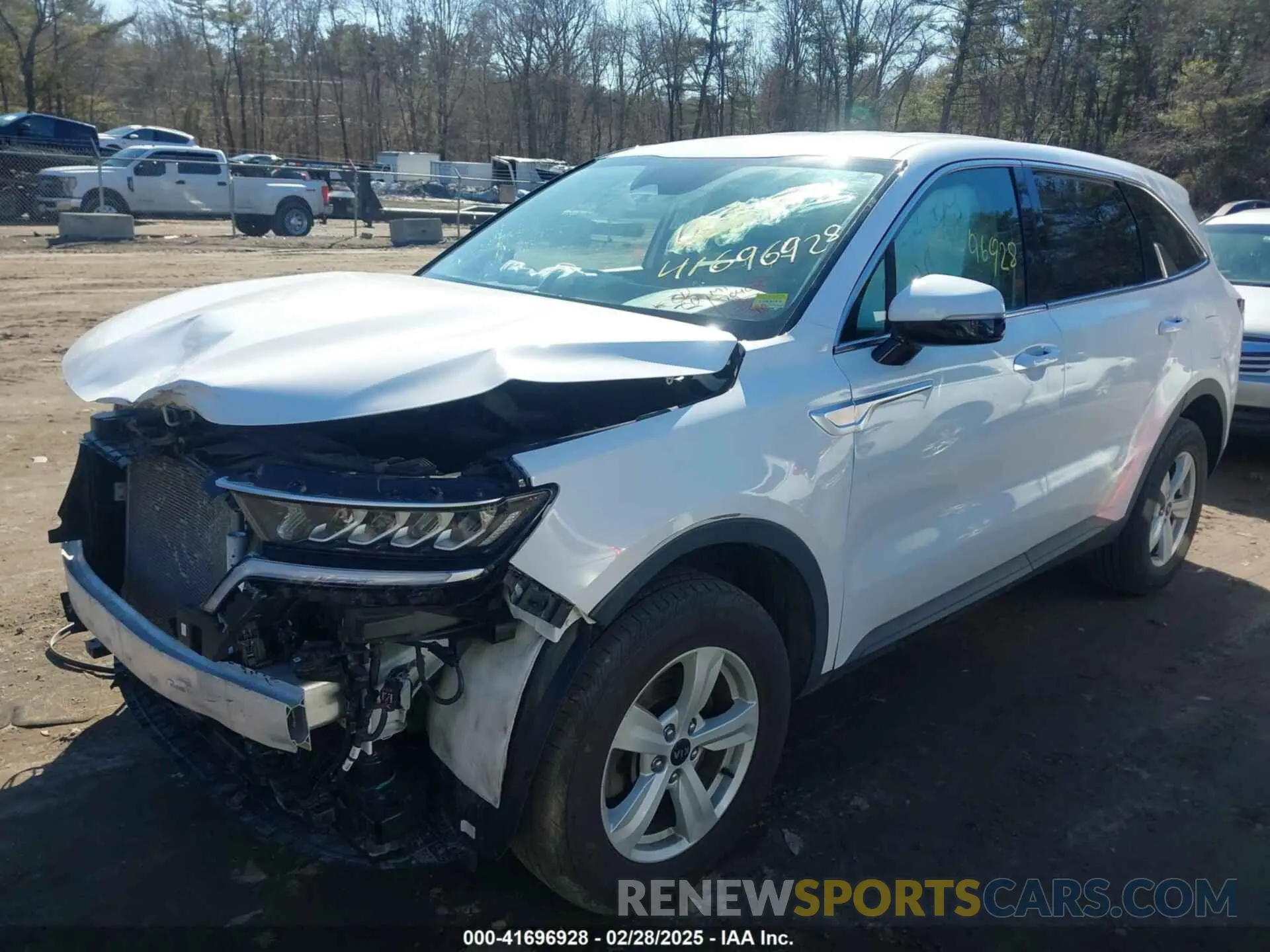 2 Photograph of a damaged car 5XYRGDLC9MG031358 KIA SORENTO 2021