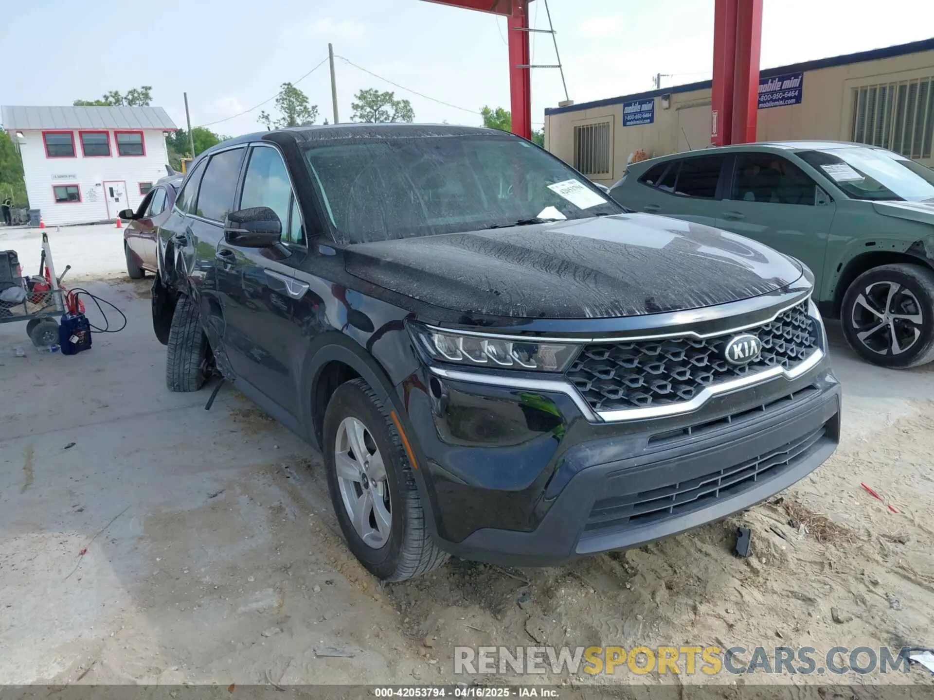 1 Photograph of a damaged car 5XYRGDLCXMG018117 KIA SORENTO 2021