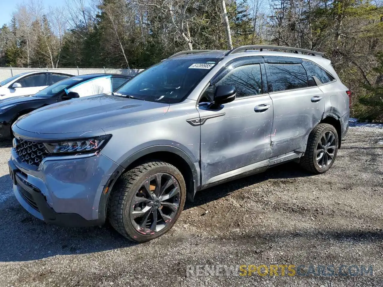 1 Фотография поврежденного автомобиля 5XYRGDLF9MG042094 KIA SORENTO 2021
